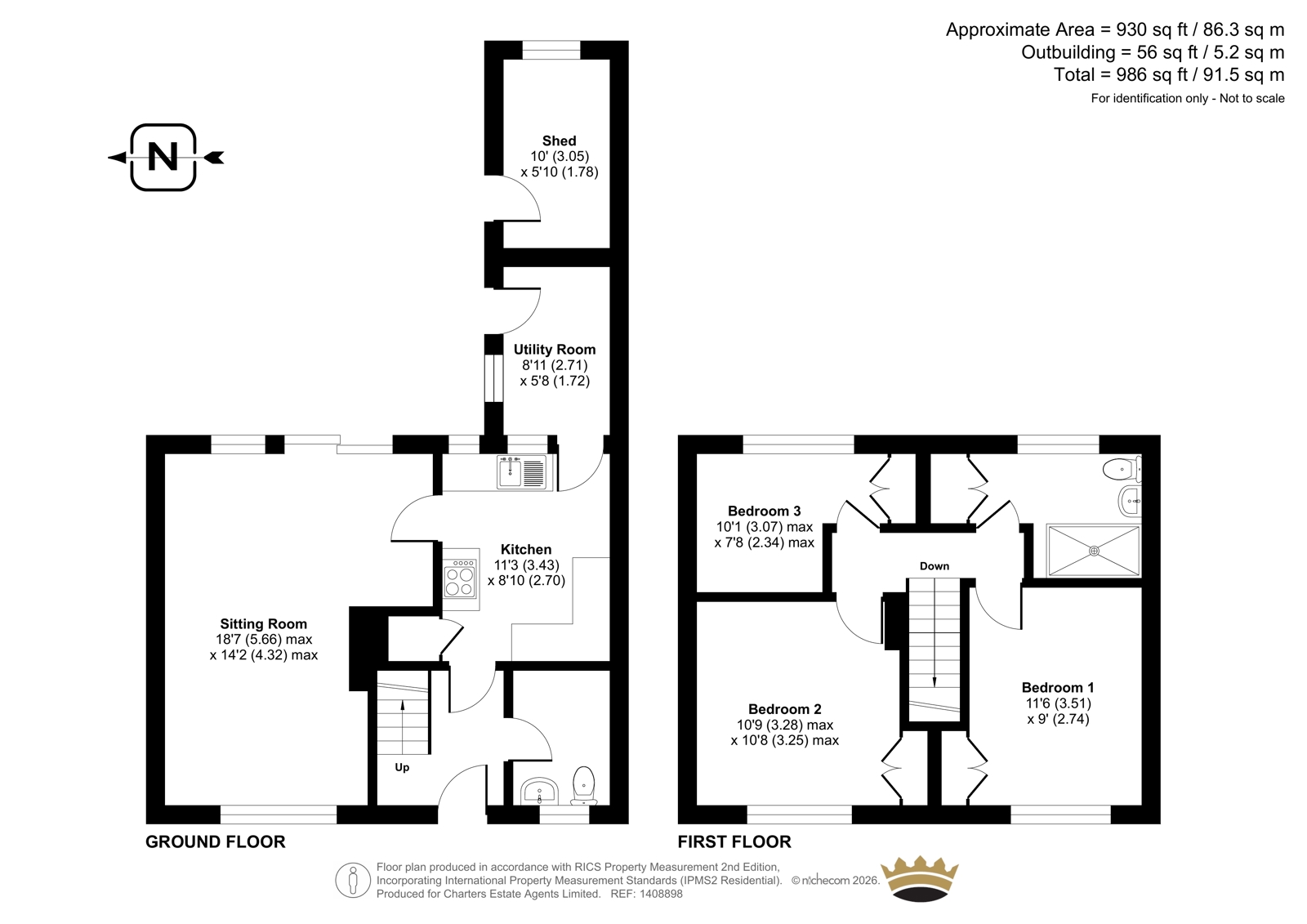 89, Spring Vale, Southampton floorplan