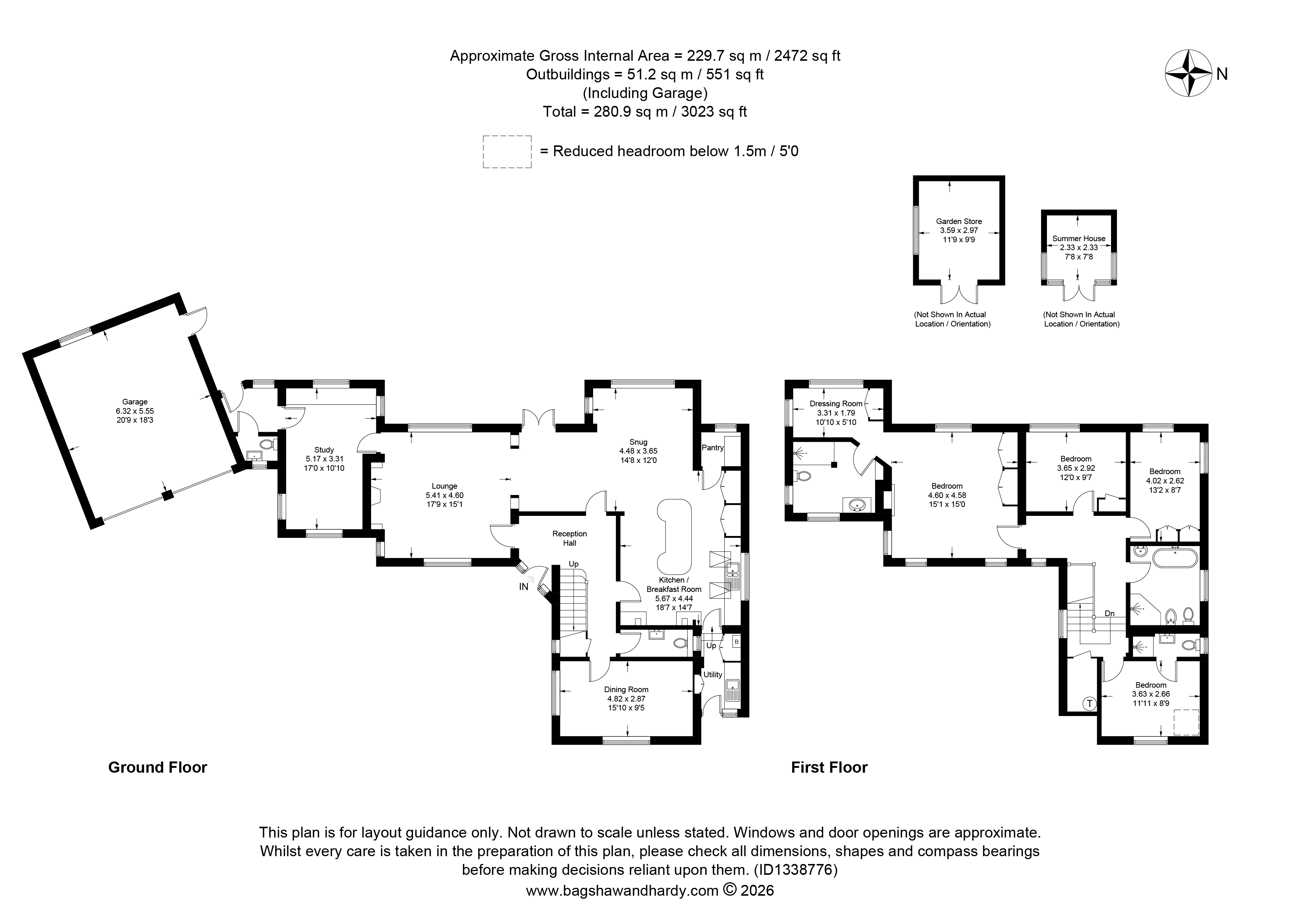 Dome Hill, Surrey floorplan