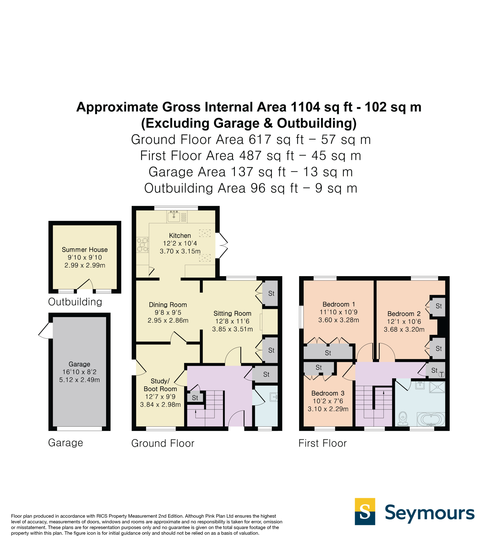 1 Mill Pond Cottages,, The Street, Godalming floorplan