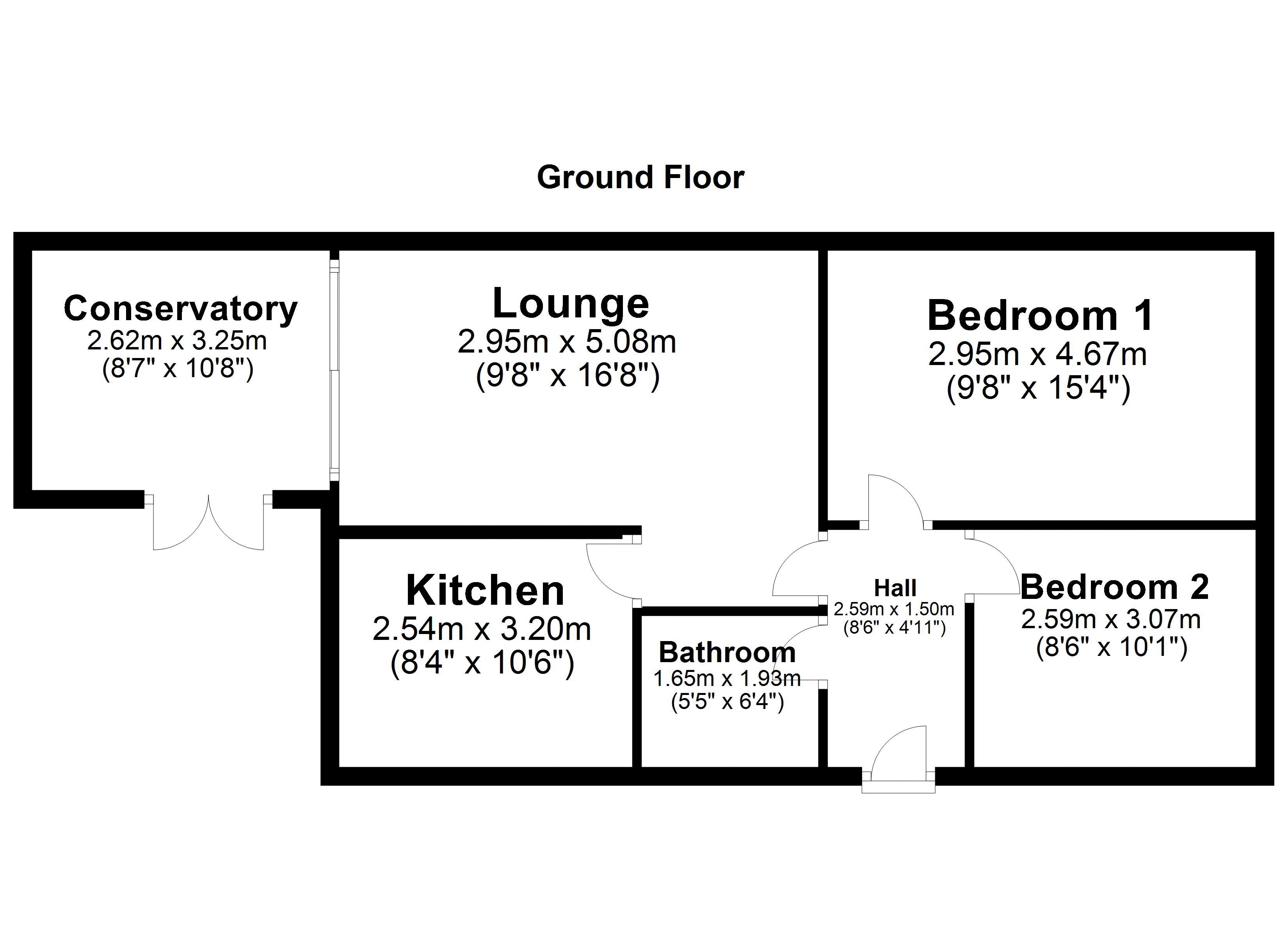 2 Bedrooms Semi-detached bungalow for sale in Yew Tree Drive, Oswaldtwistle, Accrington BB5