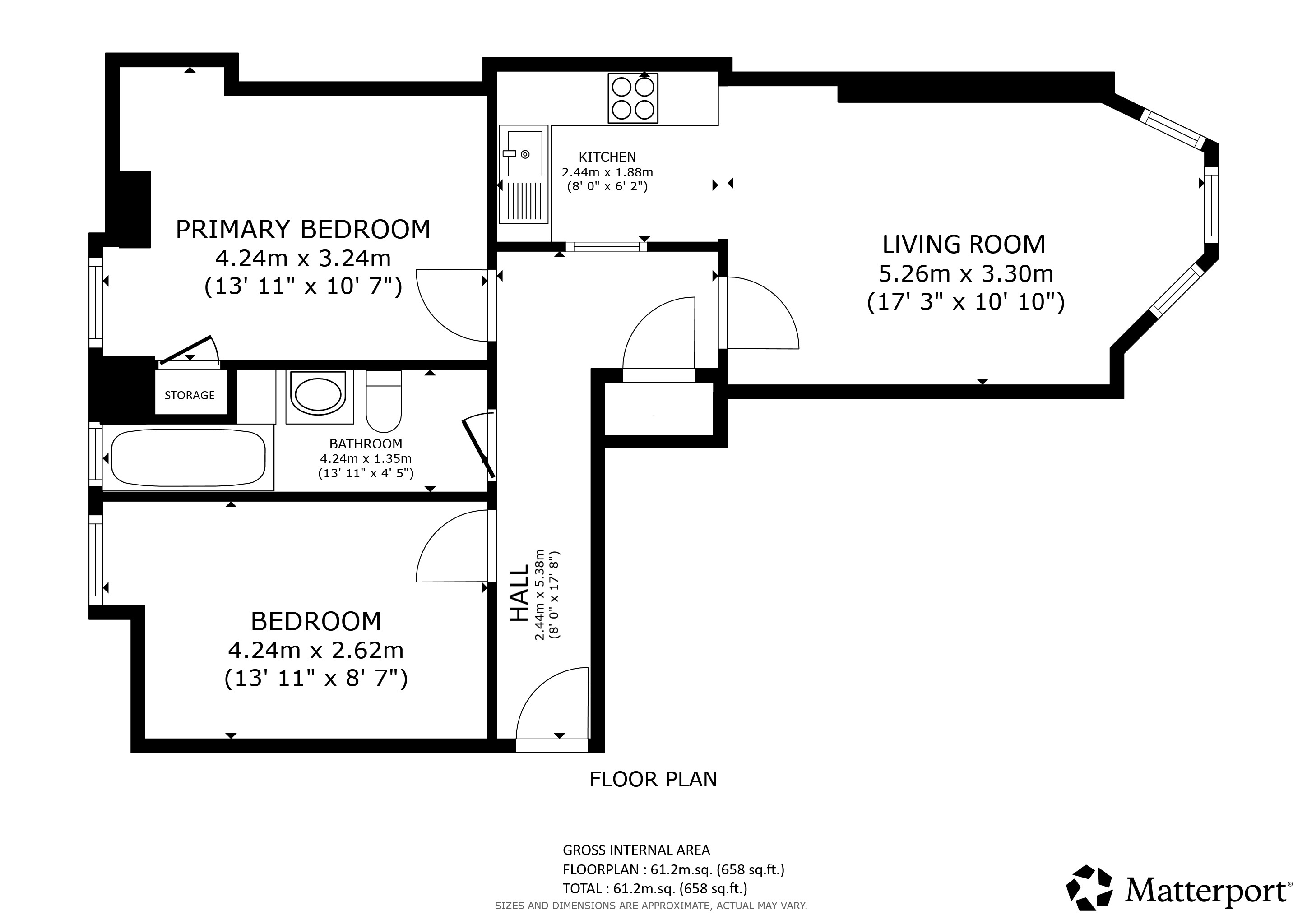Thornwood Avenue, Flat 3/1, Thornwood floorplan