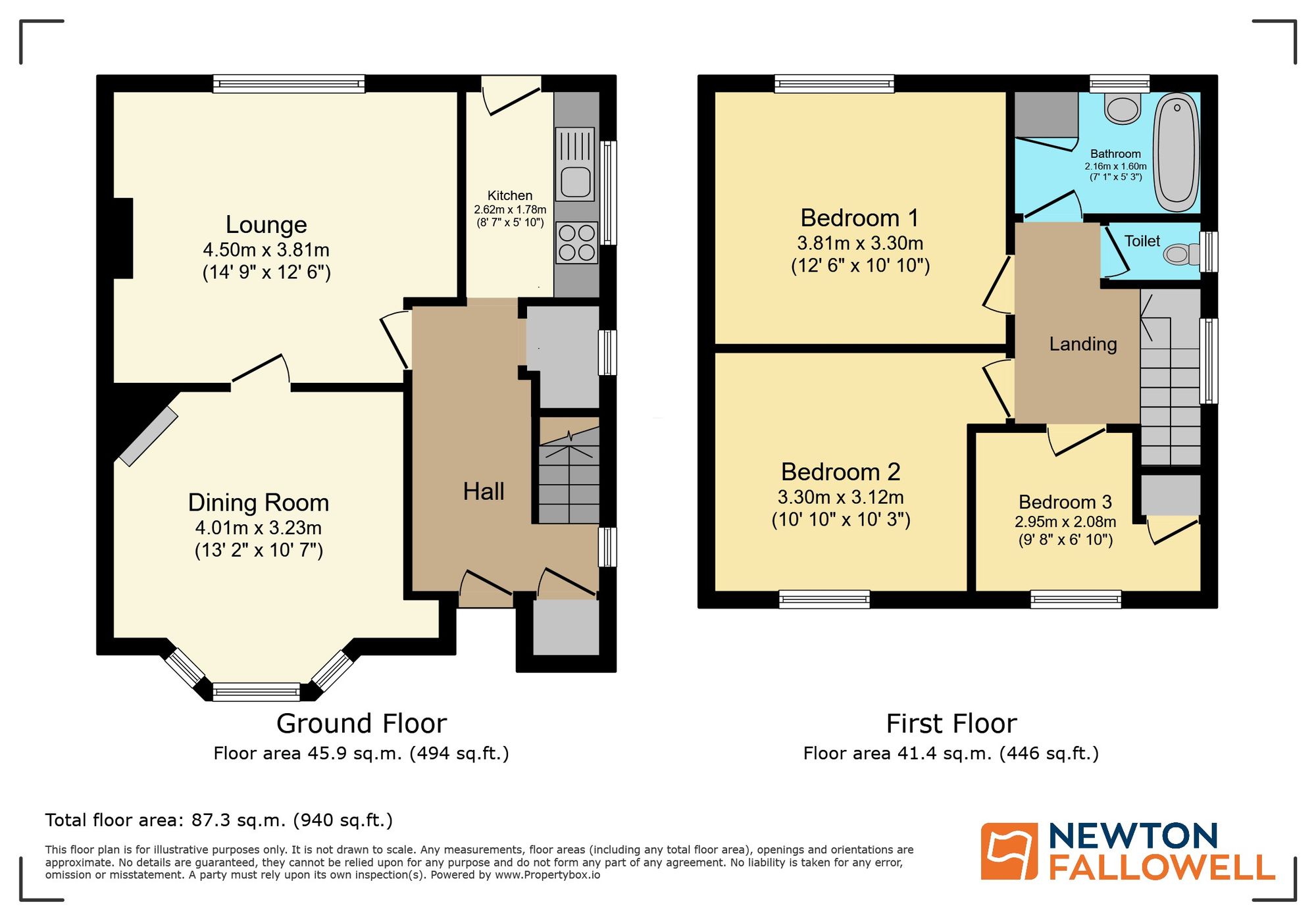 10 Ramsden Crescent, Worksop floorplan