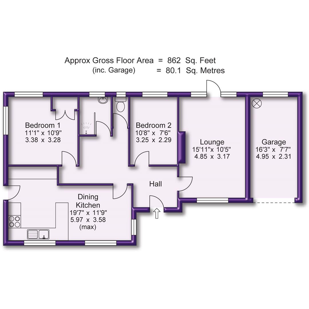 1, Coppice Avenue, Sale floorplan