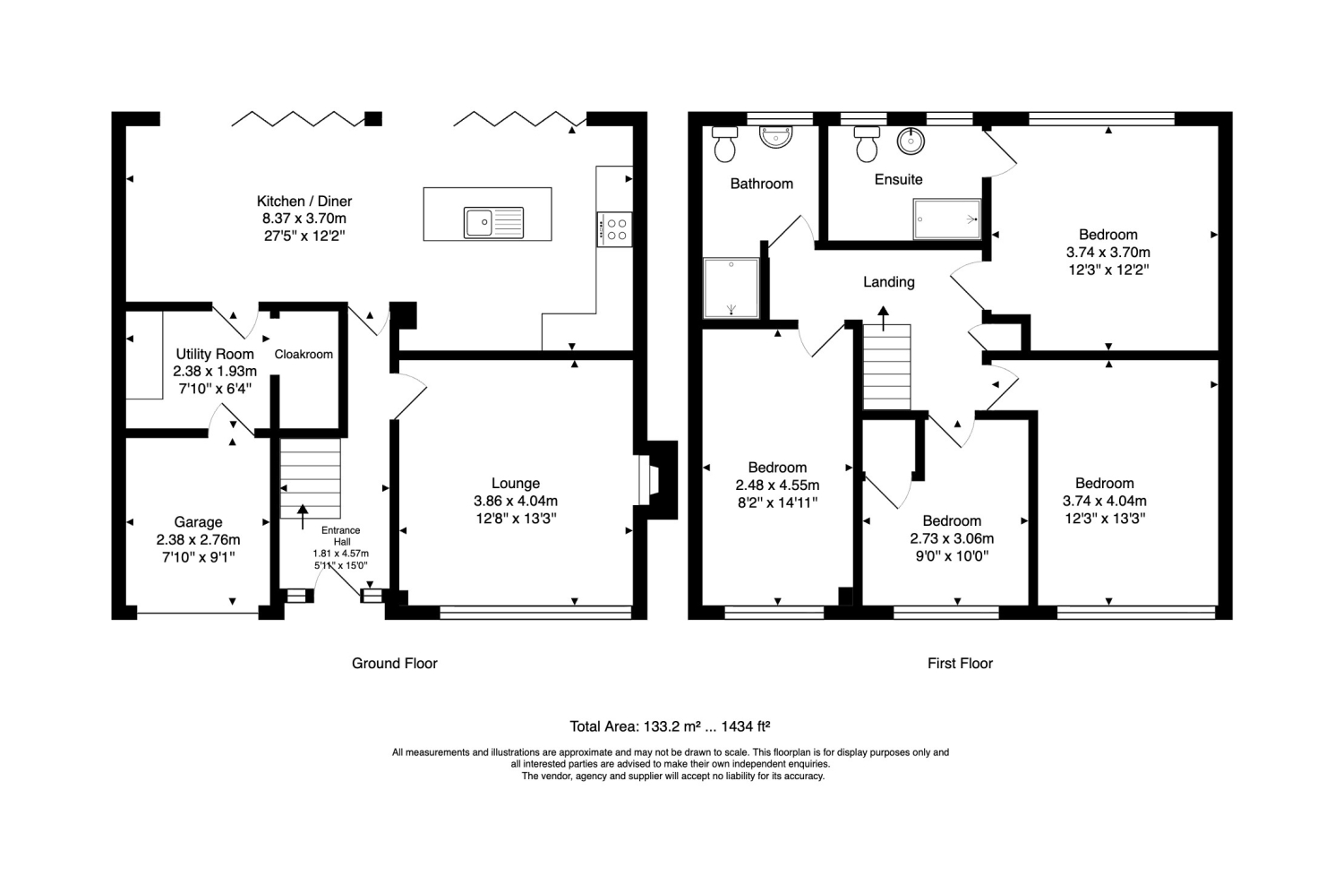 South Avenue Ullesthorpe, Lutterworth floorplan