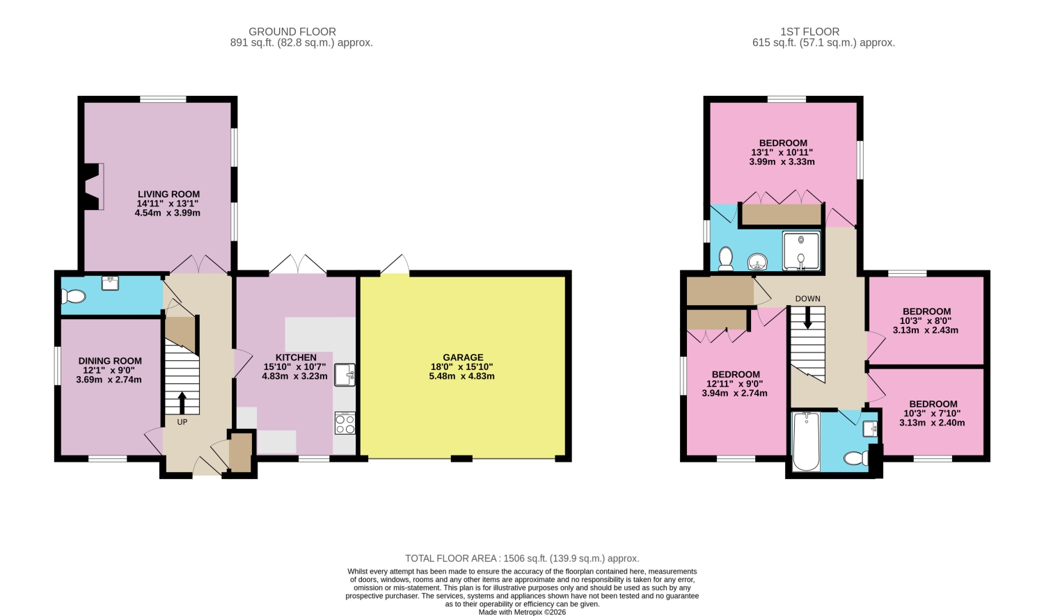 96, Sir Bernard Lovell Road, Malmesbury floorplan