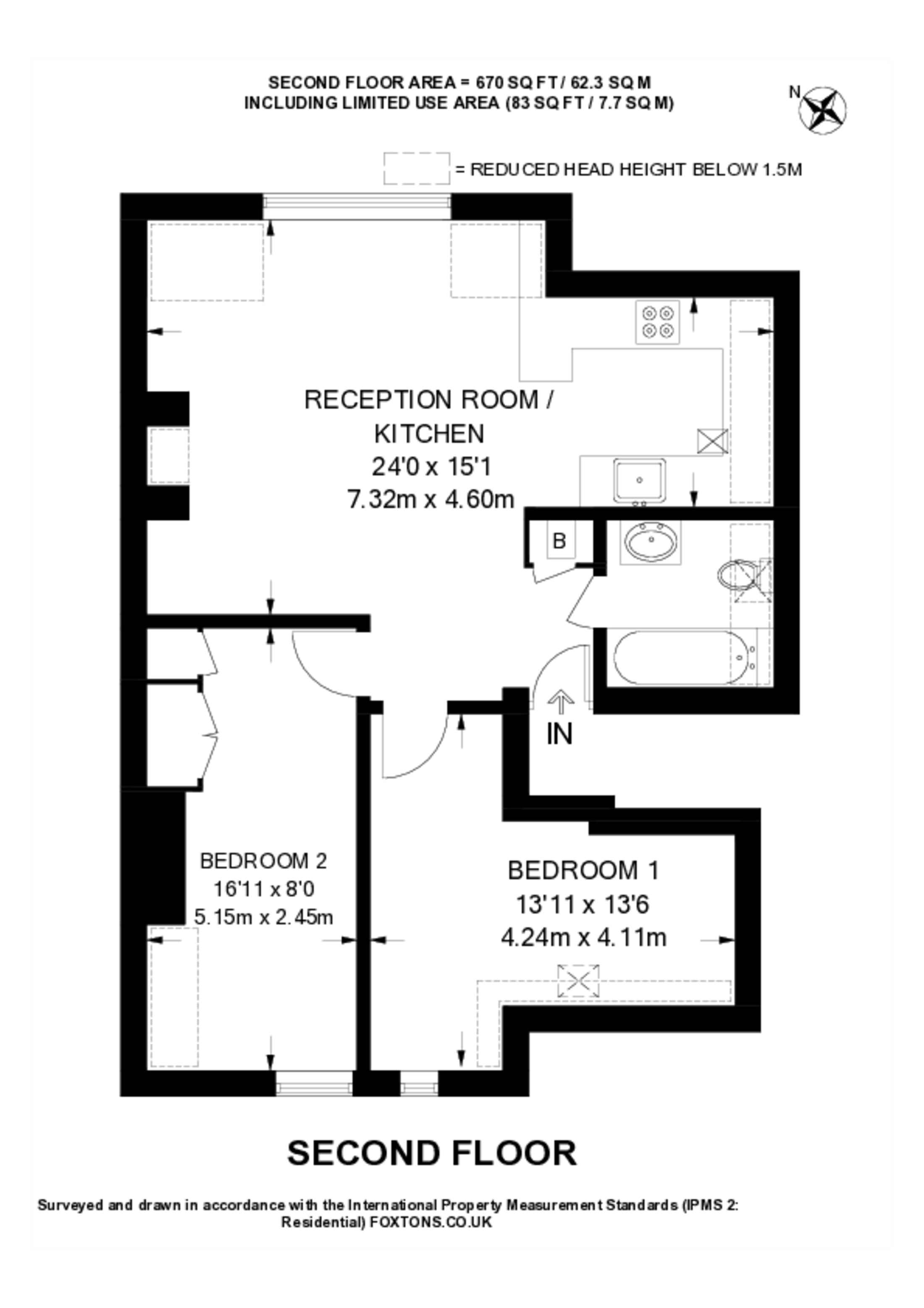 Finchley Road, Hampstead floorplan