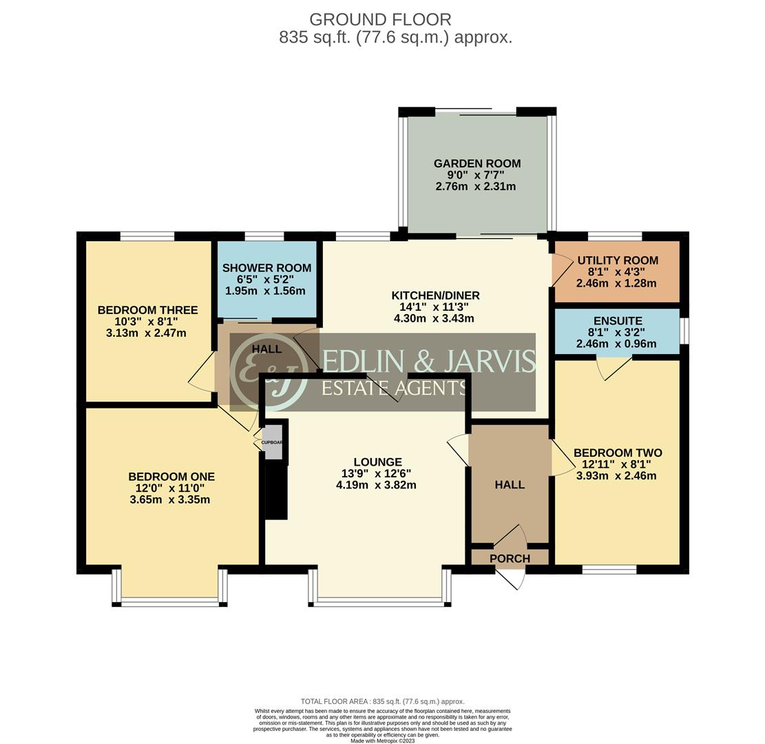 6, Chaucer Road, Newark floorplan