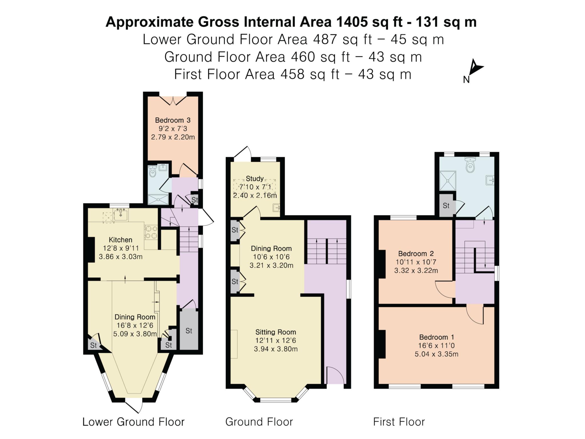 19, Walton Crescent, Oxford floorplan