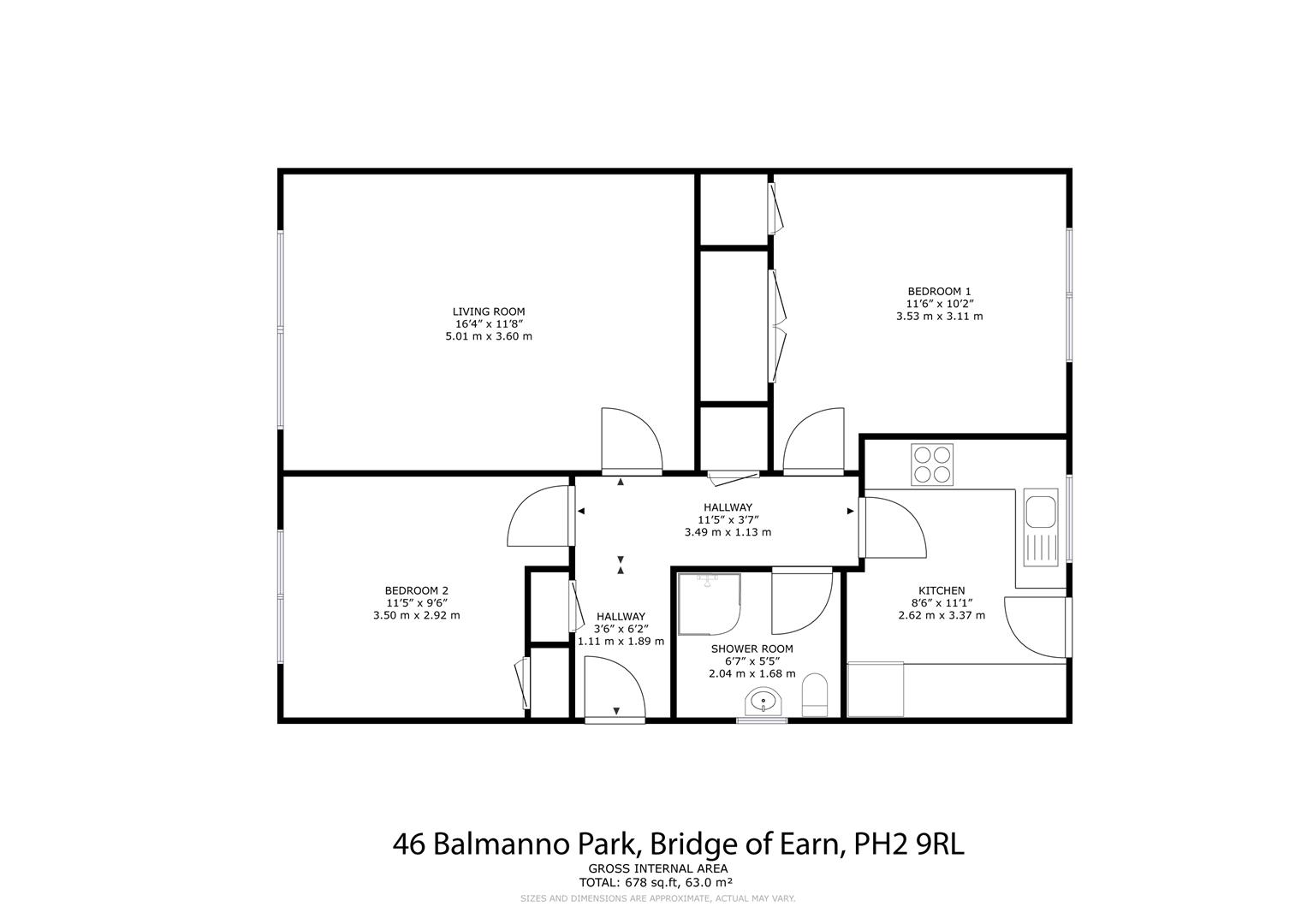 46, Balmanno Park, Perth floorplan