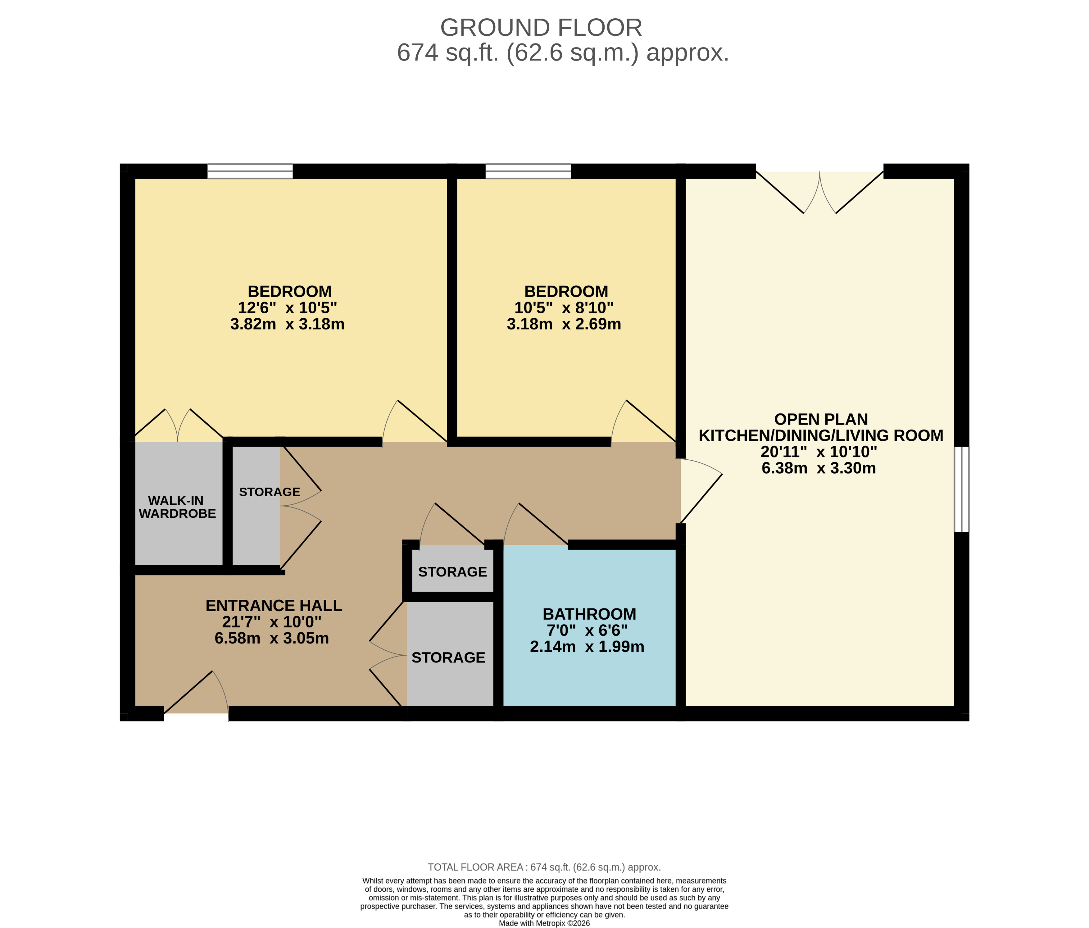 Hexham Grove, Dunstable floorplan