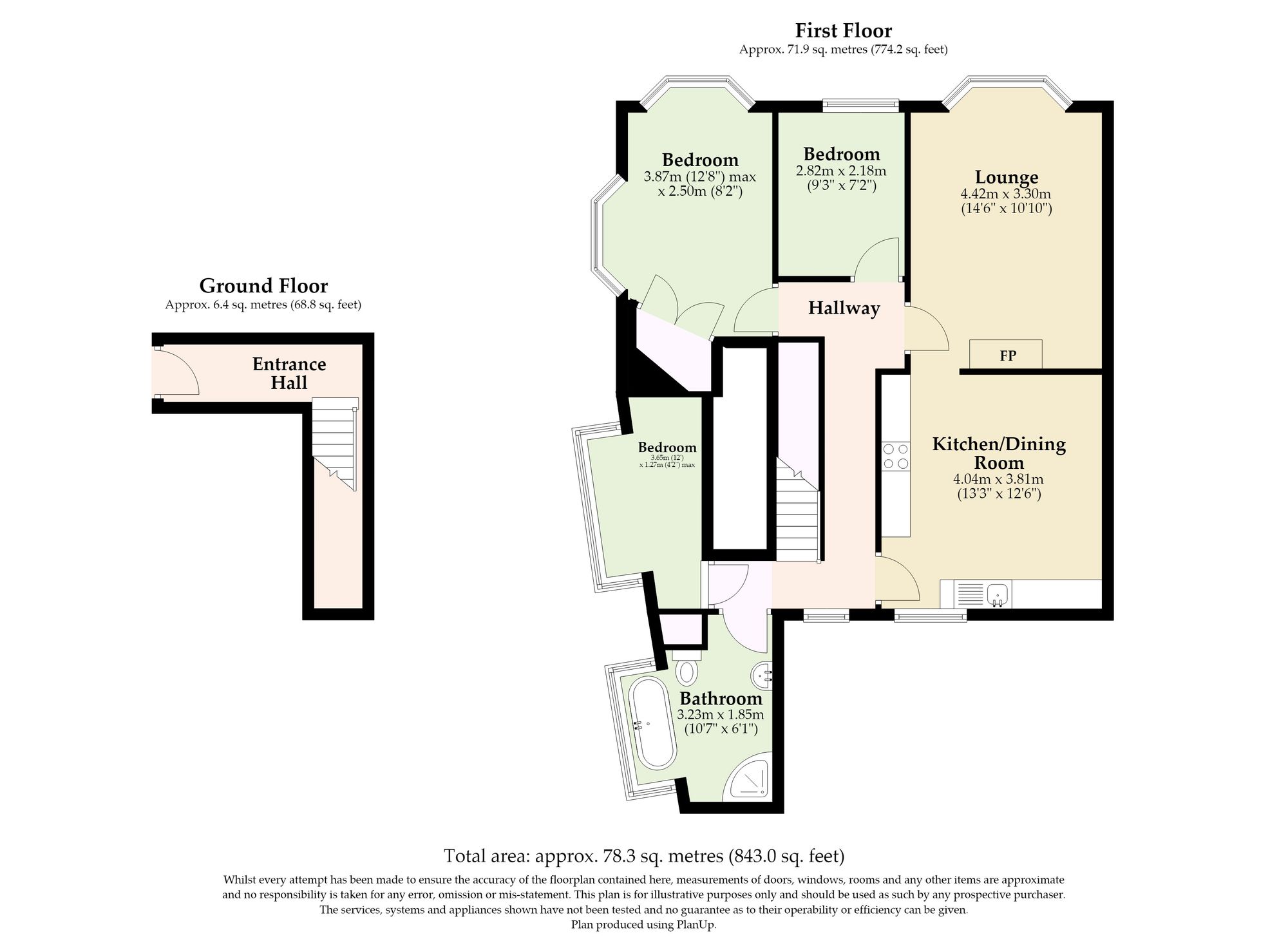 1 Bernard House Corner Street, Cromer floorplan