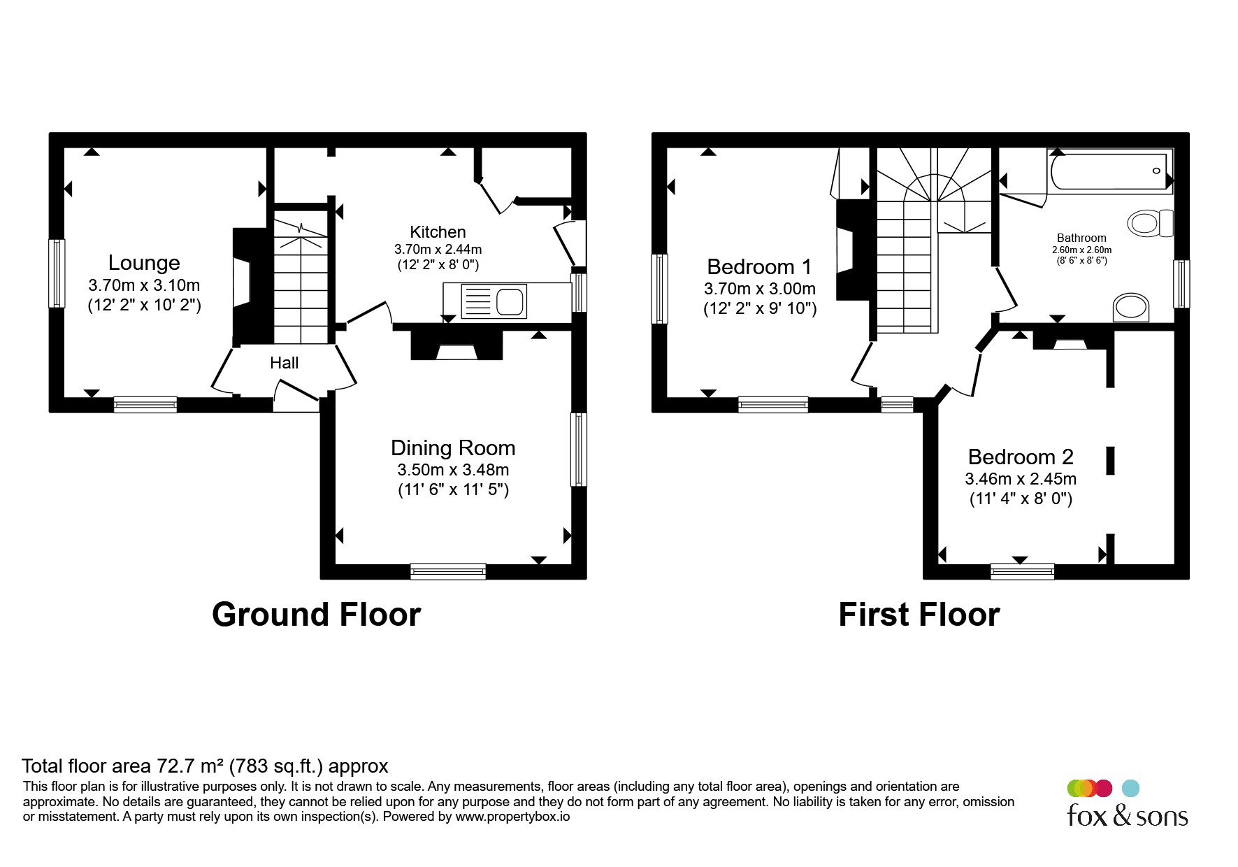 3, Railway Cottages, Uckfield floorplan
