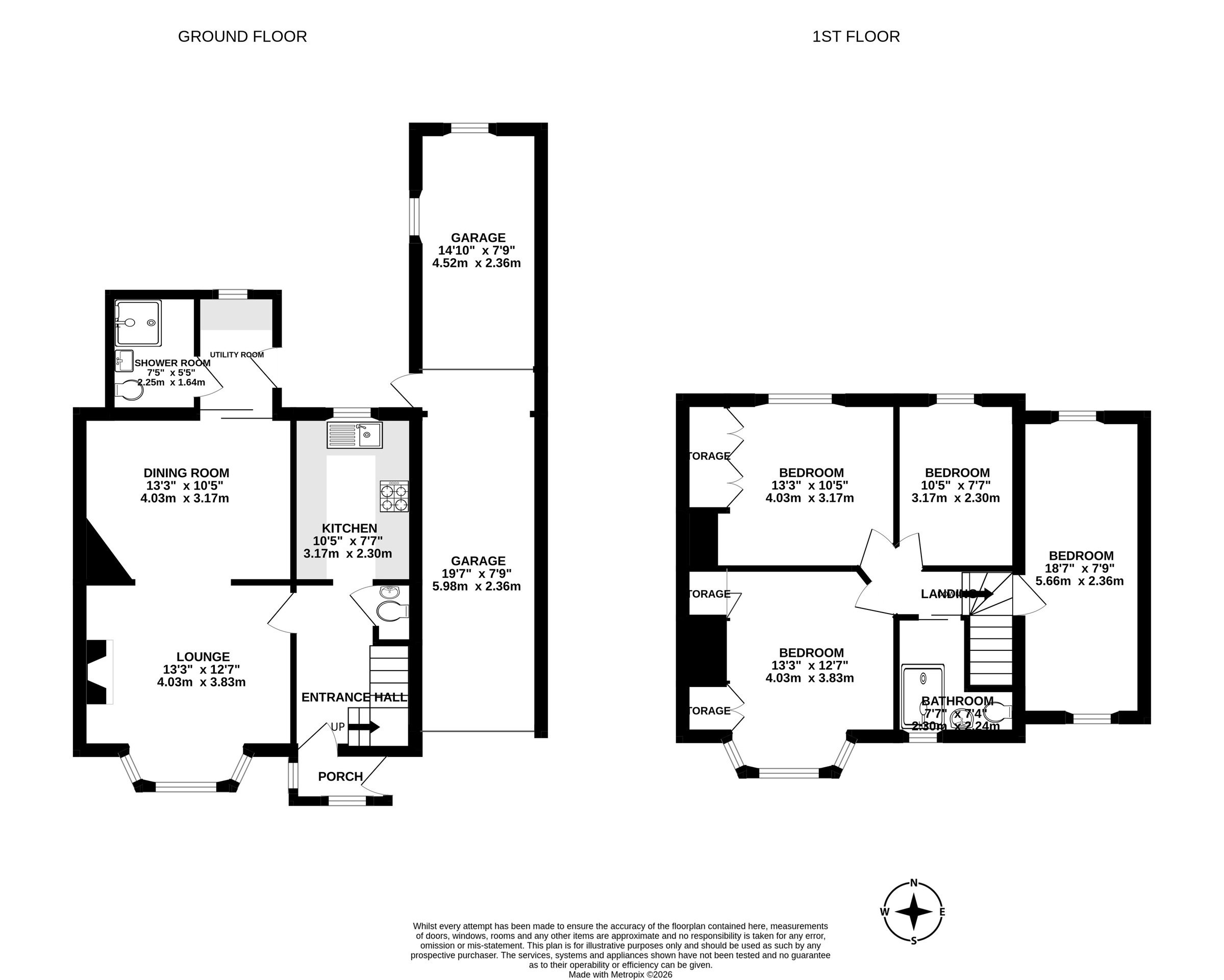 554 Portway, Bristol floorplan