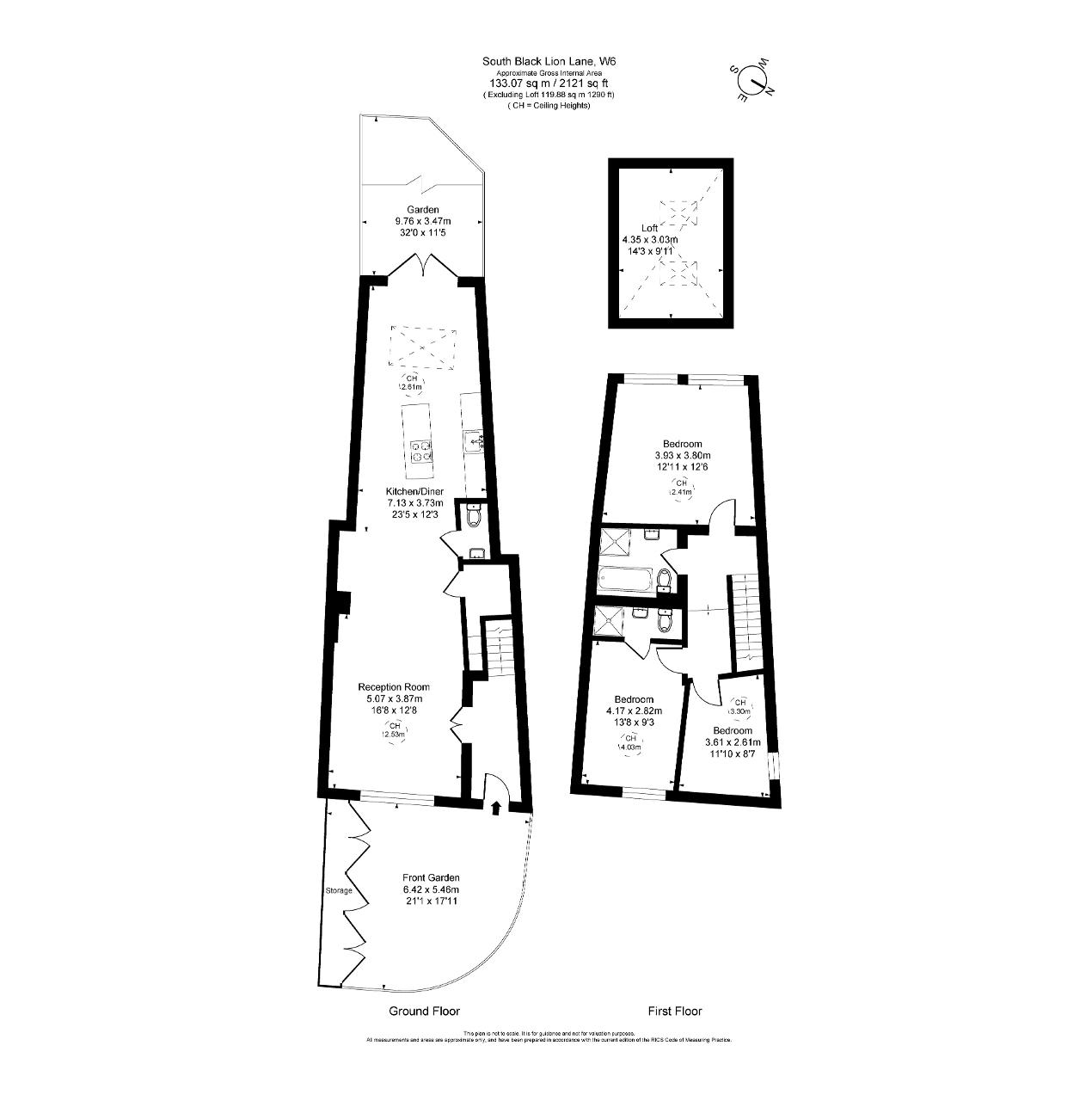 21, South Black Lion Lane, London floorplan