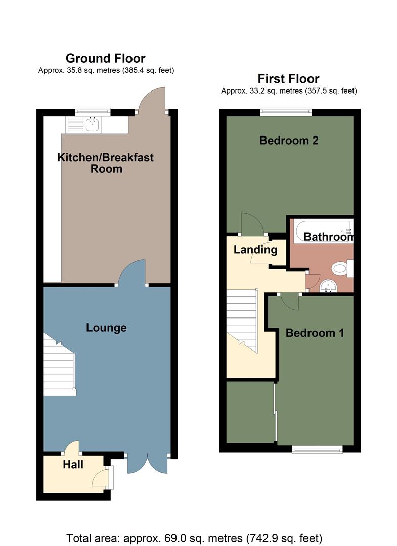 95, Village Gardens, Port Talbot floorplan