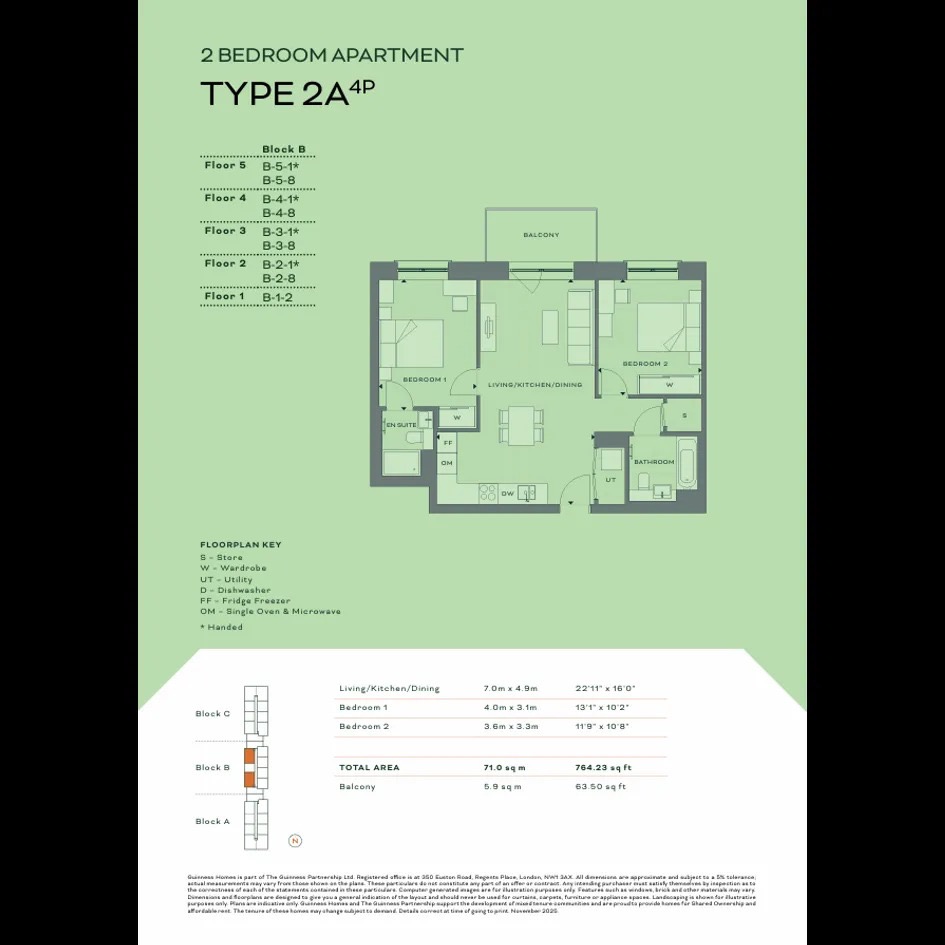 B.05.08, Argenta, Silvertown floorplan