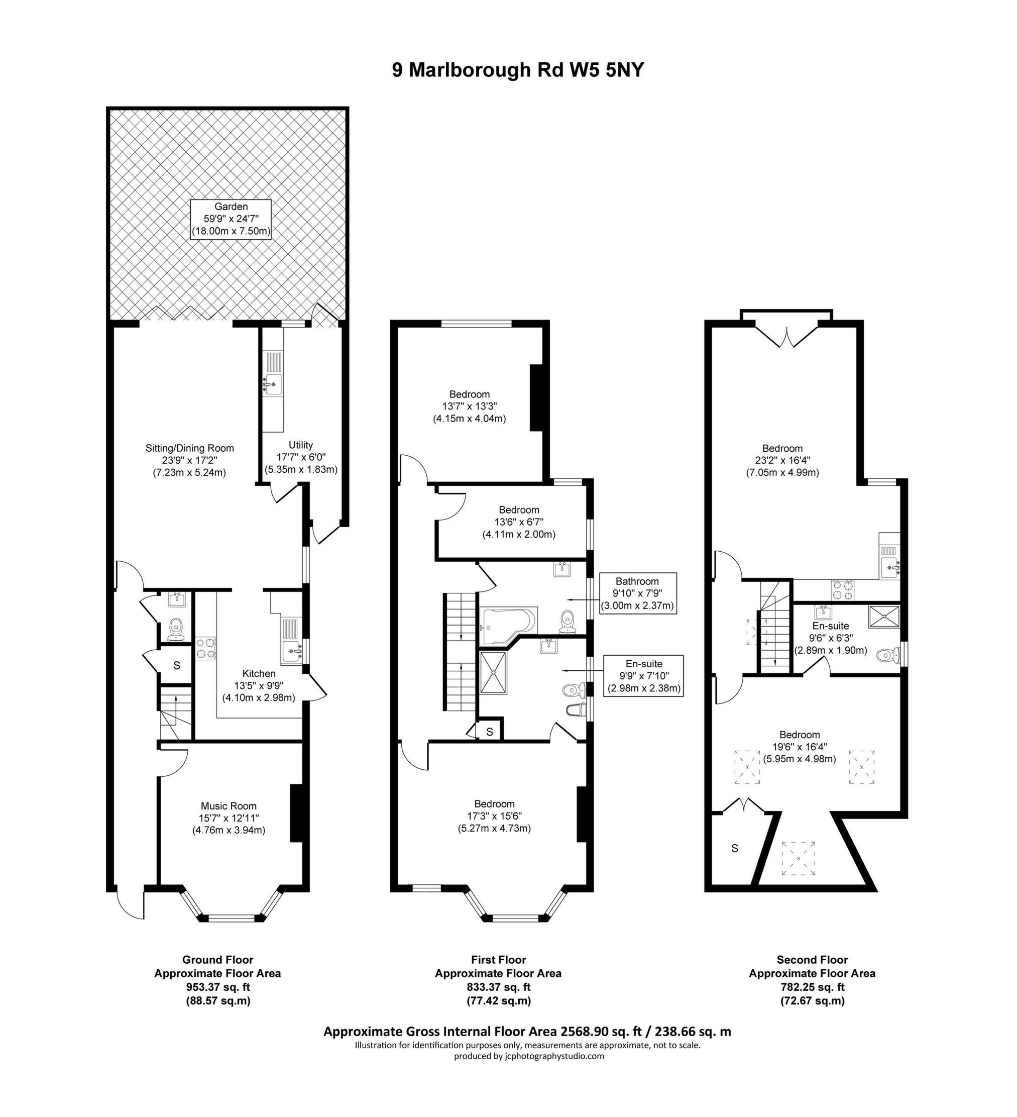 9, Marlborough Road, London floorplan