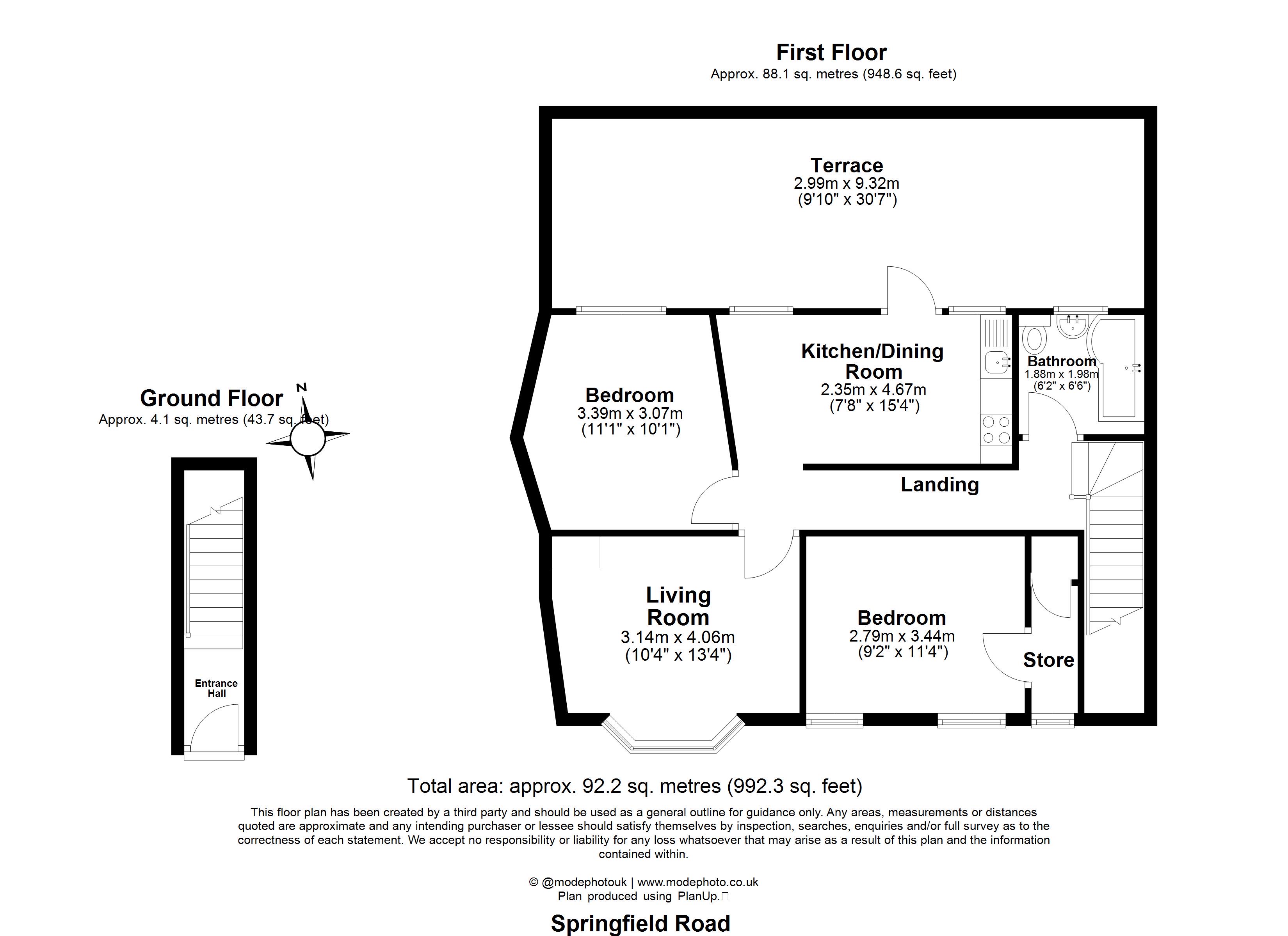 Flat 145, Springfield Road, Chelmsford floorplan