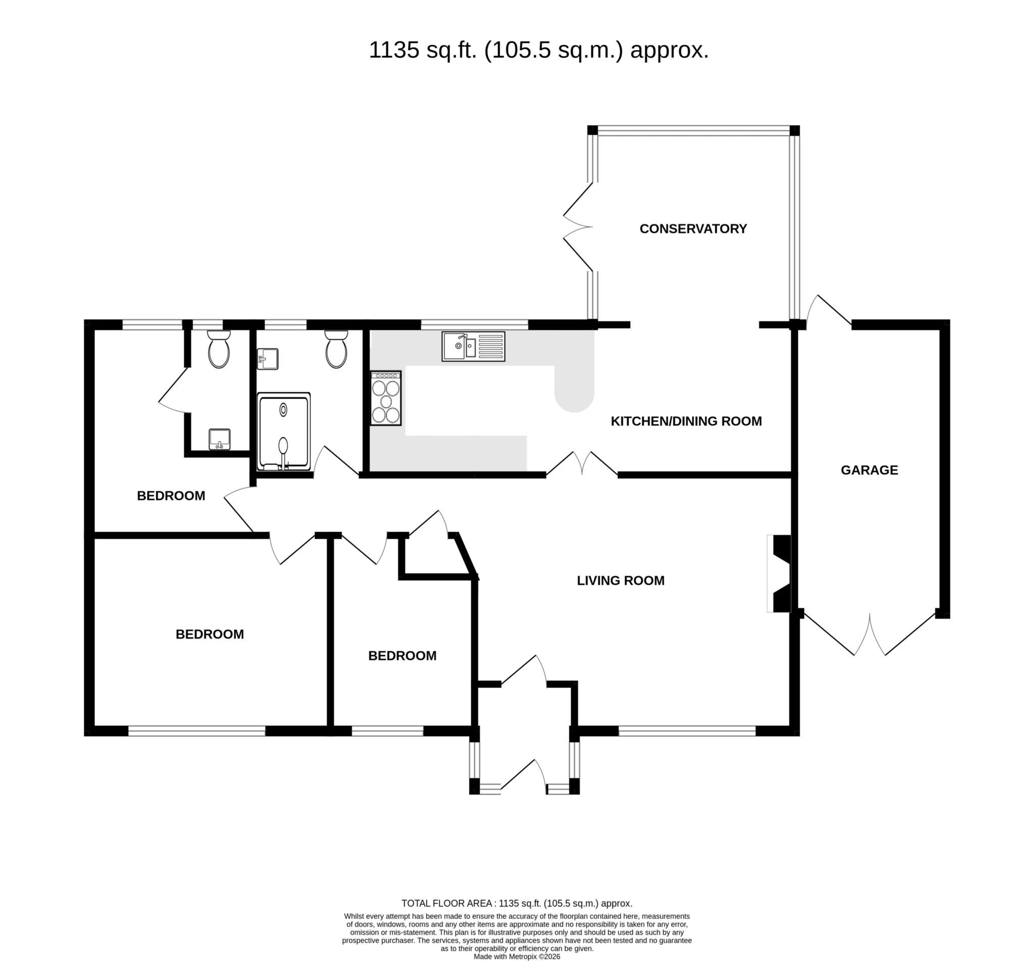 8, St. Andrews Road, Bordon floorplan