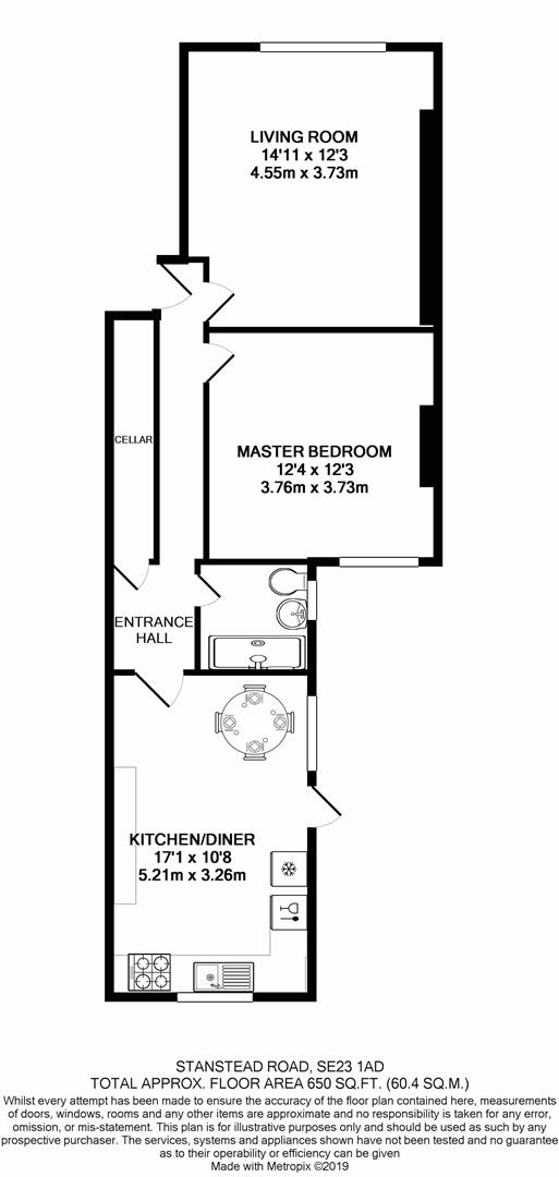 1 Bedrooms Flat to rent in Stanstead Road, London SE23