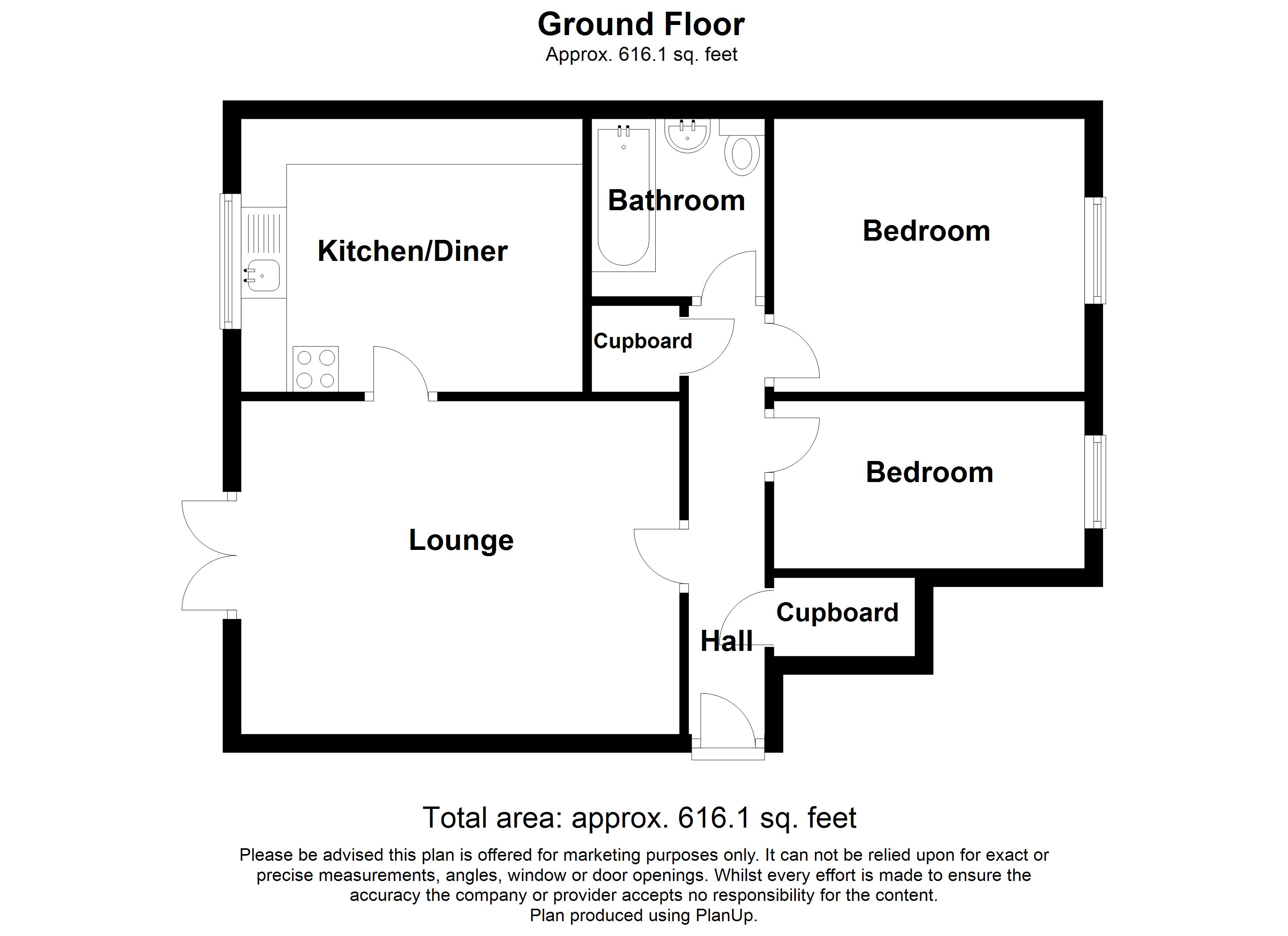 Walsingham Close, Parkwood, Rainham, Kent ME8, 2 bedroom for sale 61195441
