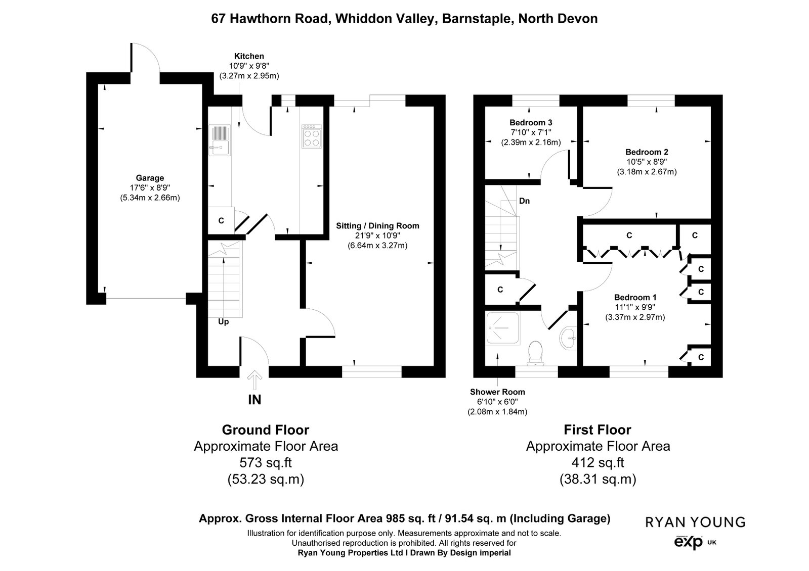 67, Hawthorn Road, Barnstaple floorplan