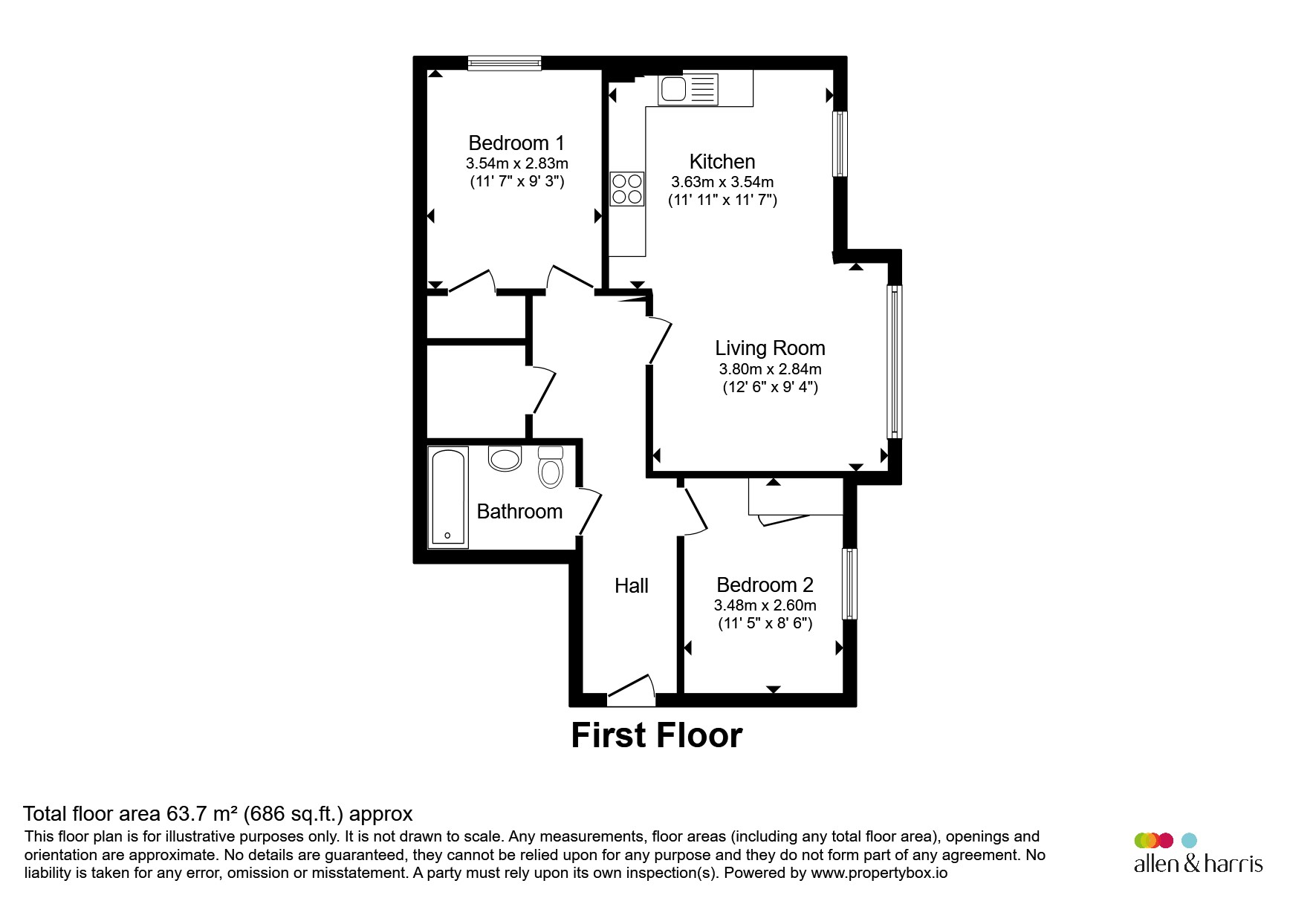 40, St. Gabriel's, Wantage floorplan