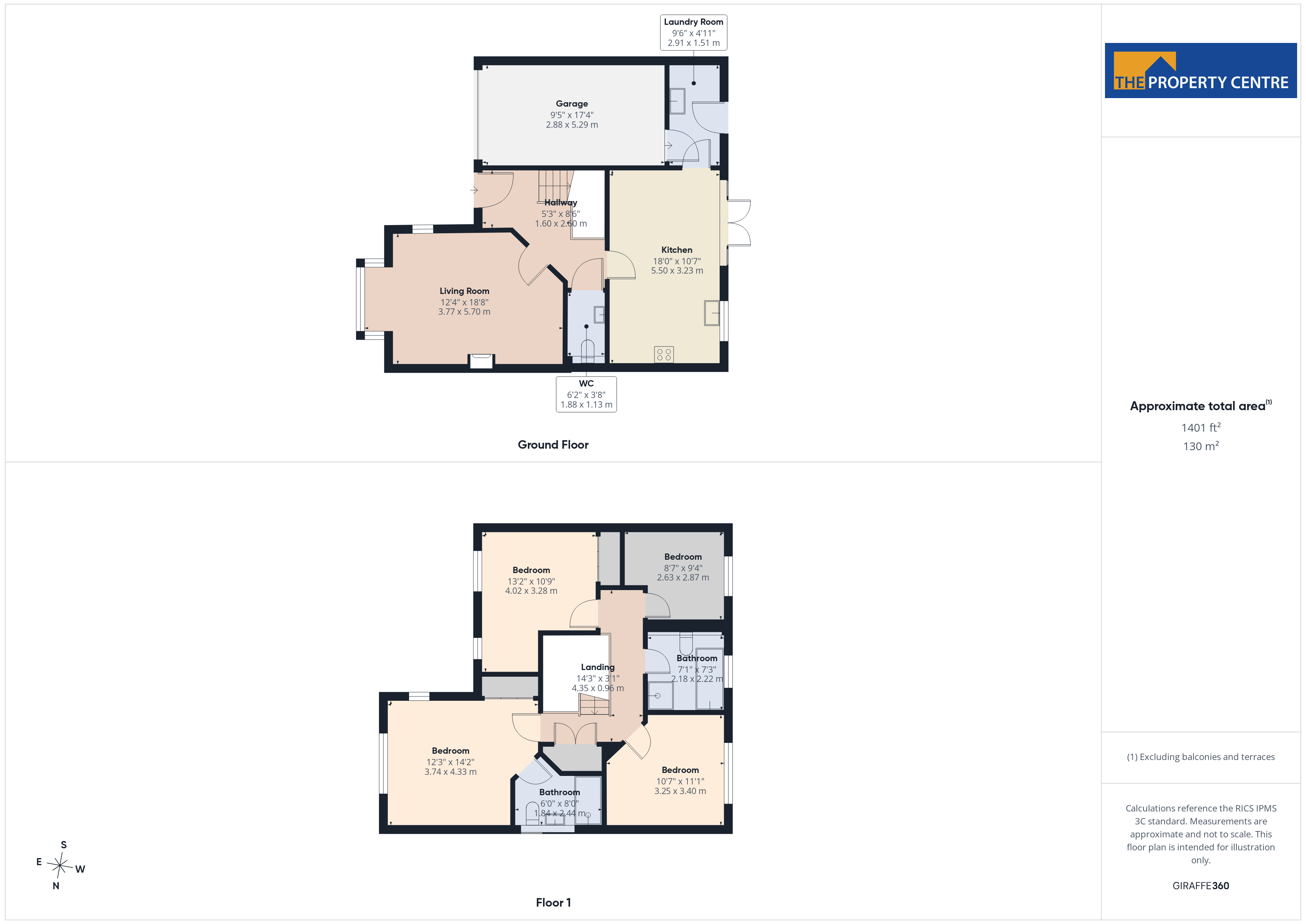 7, Hawthorn Close, Worcester floorplan