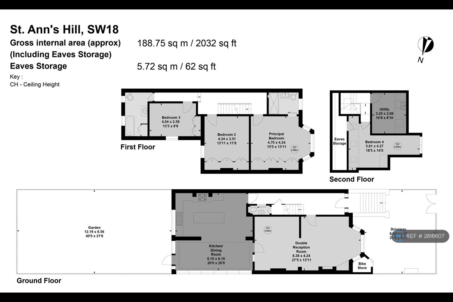 St Anns Hill, London floorplan