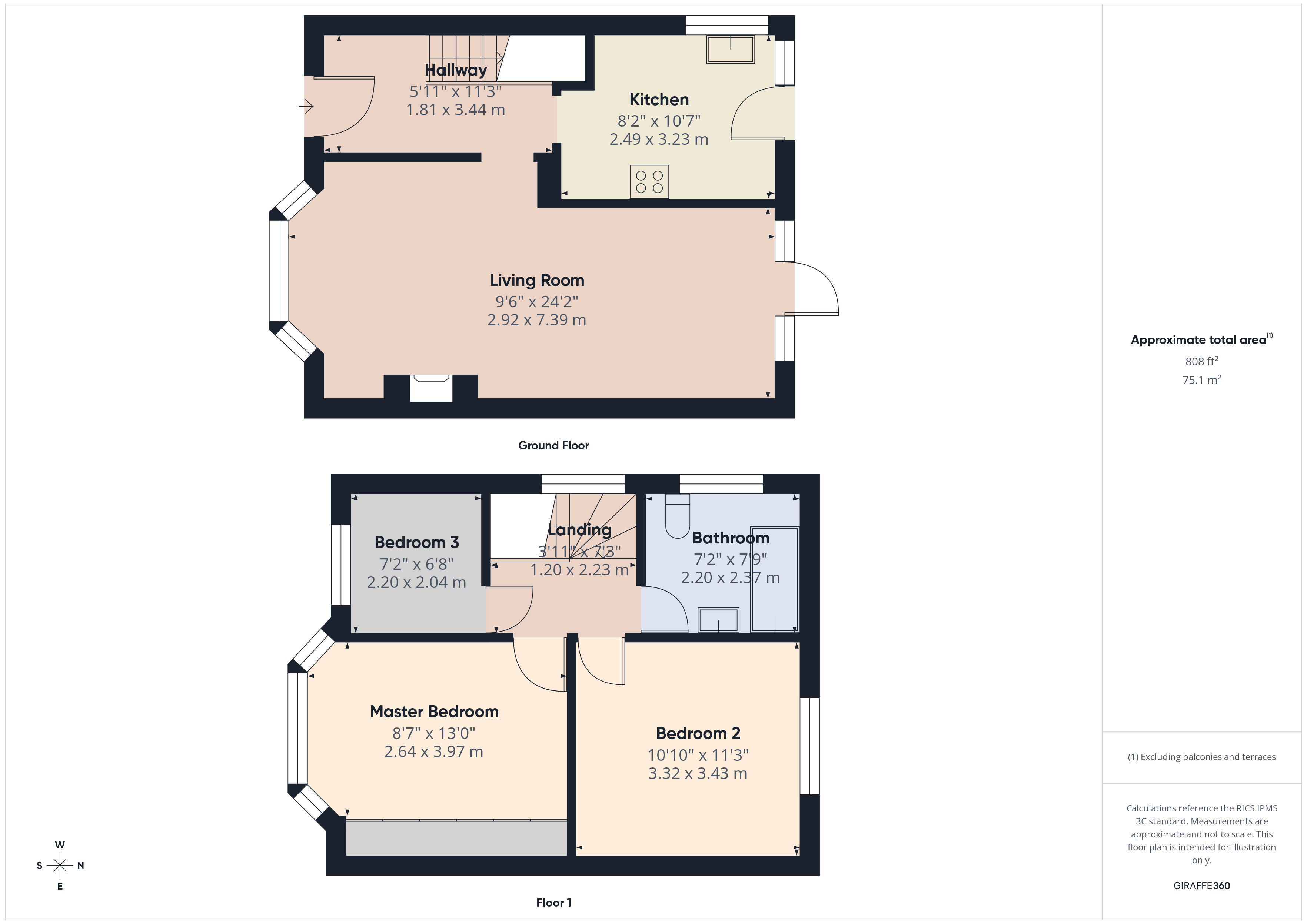 130, Gaston Way, Surrey floorplan