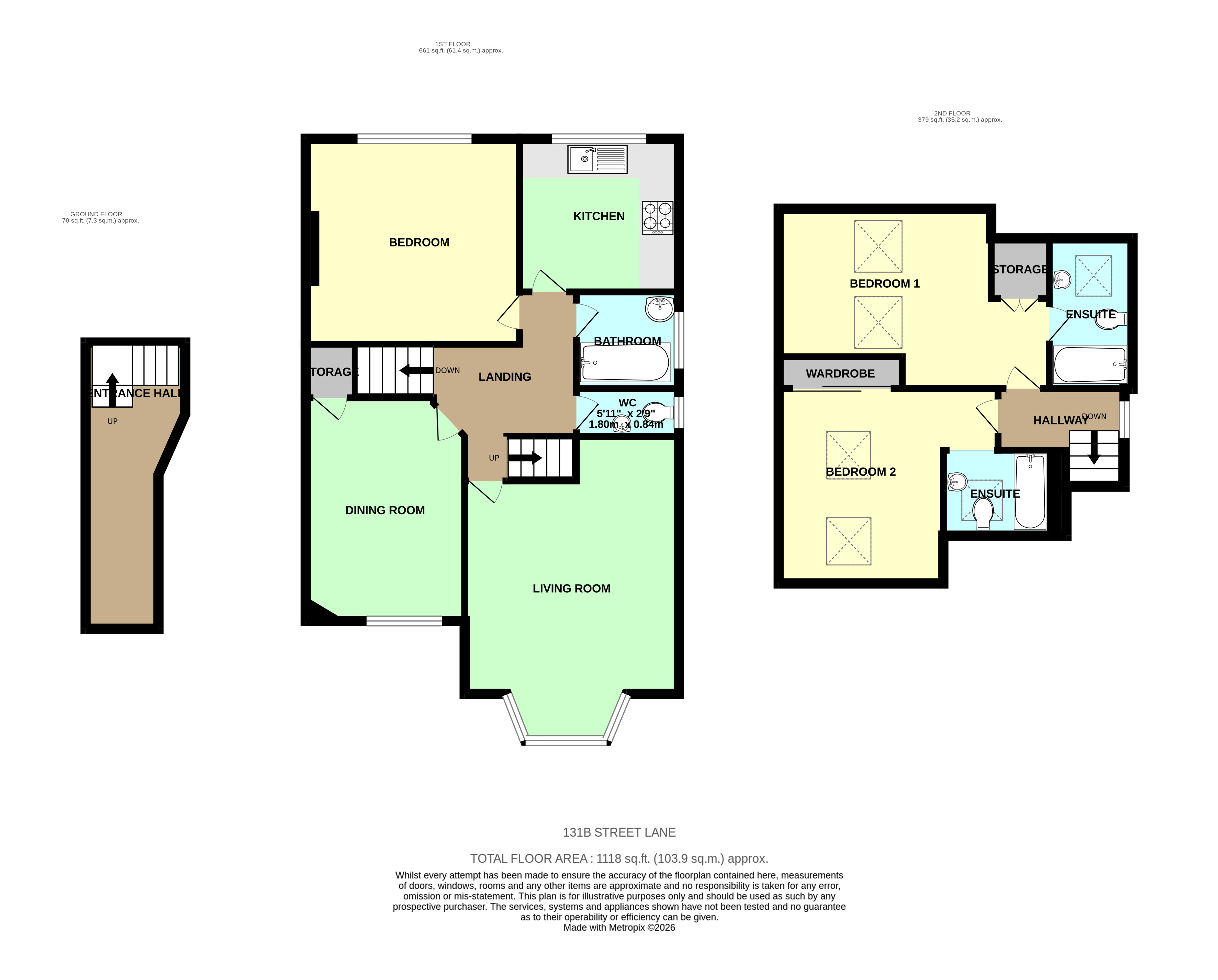131b, Street Lane, Leeds floorplan