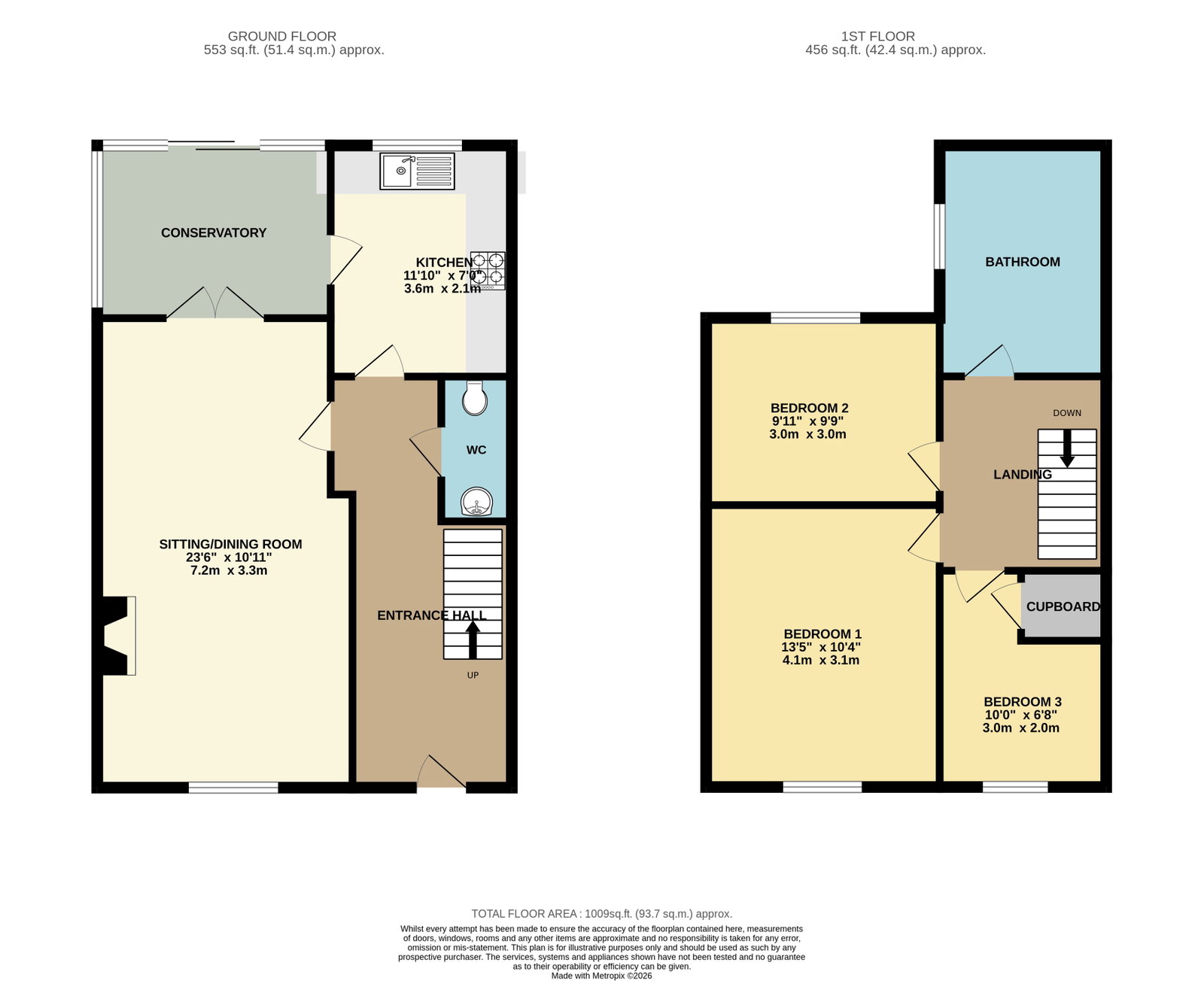 10, Southgate Court, Market Weighton floorplan