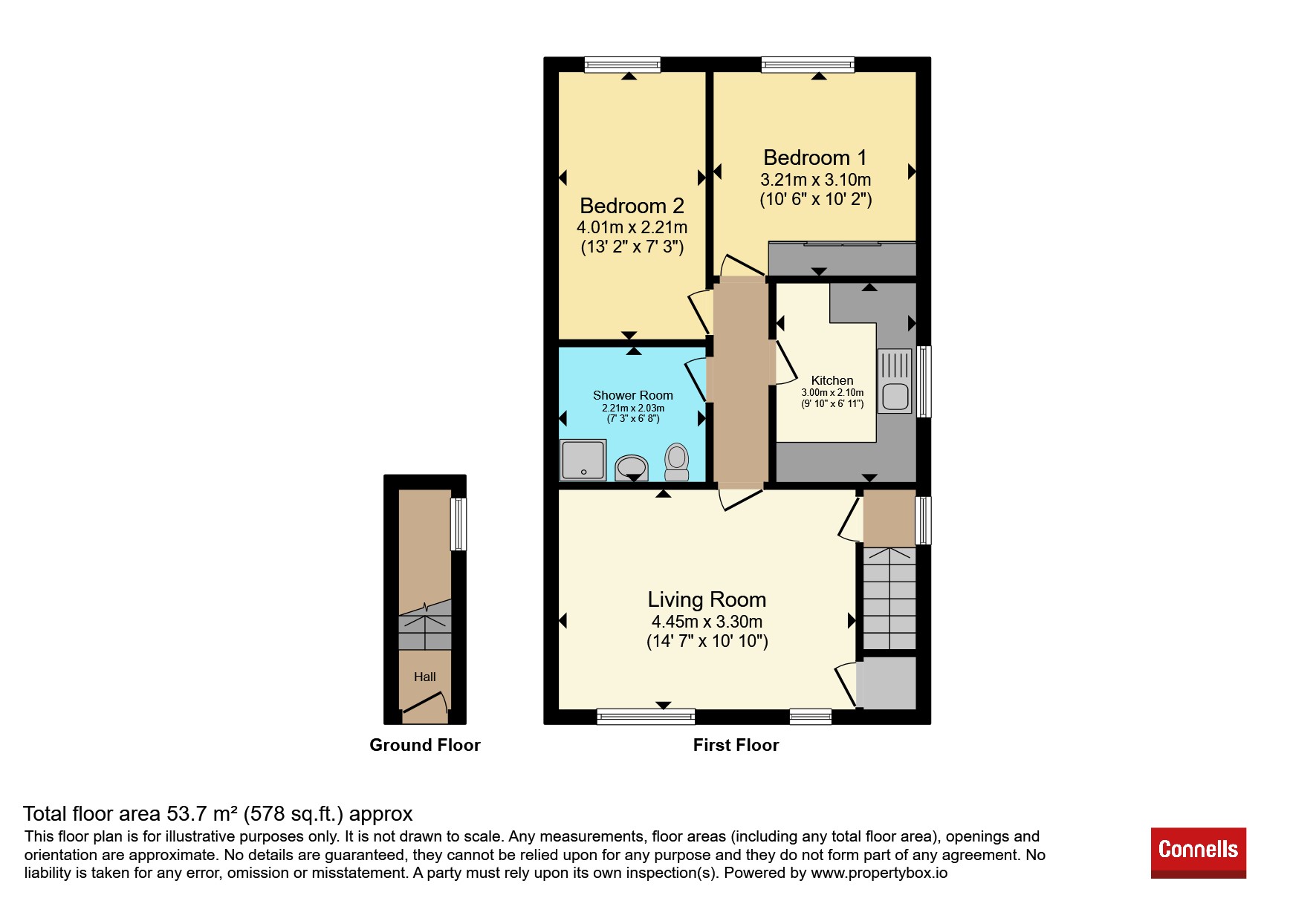 Flat 6, Kentrome Court, Green Lane, Walsall floorplan
