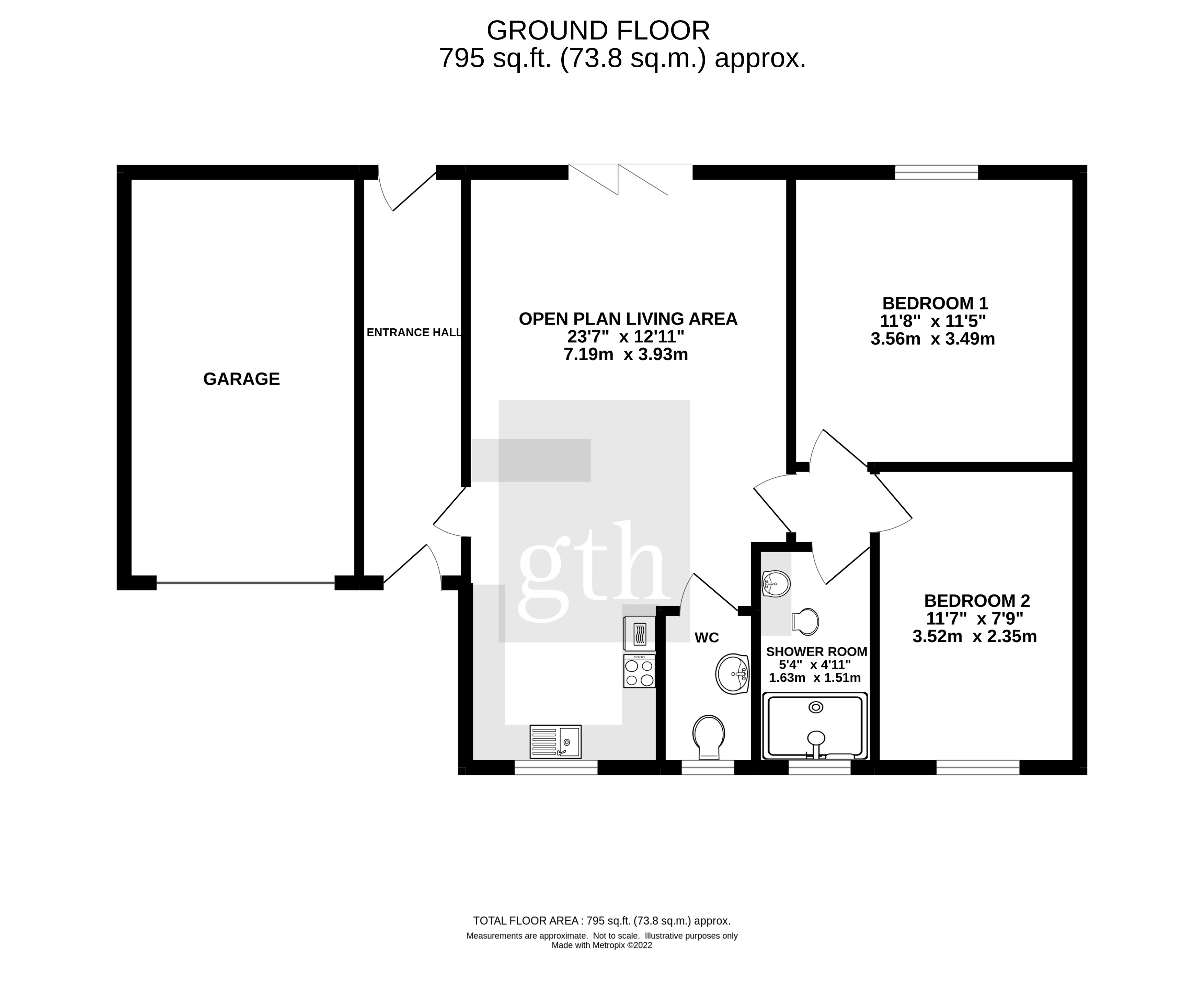 6, Anstey Crescent, Devon floorplan