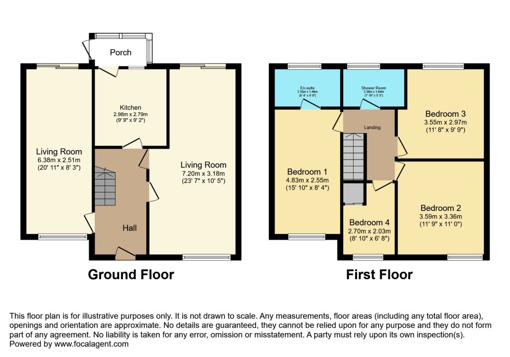 8, Fawkener Close, Falmouth floorplan