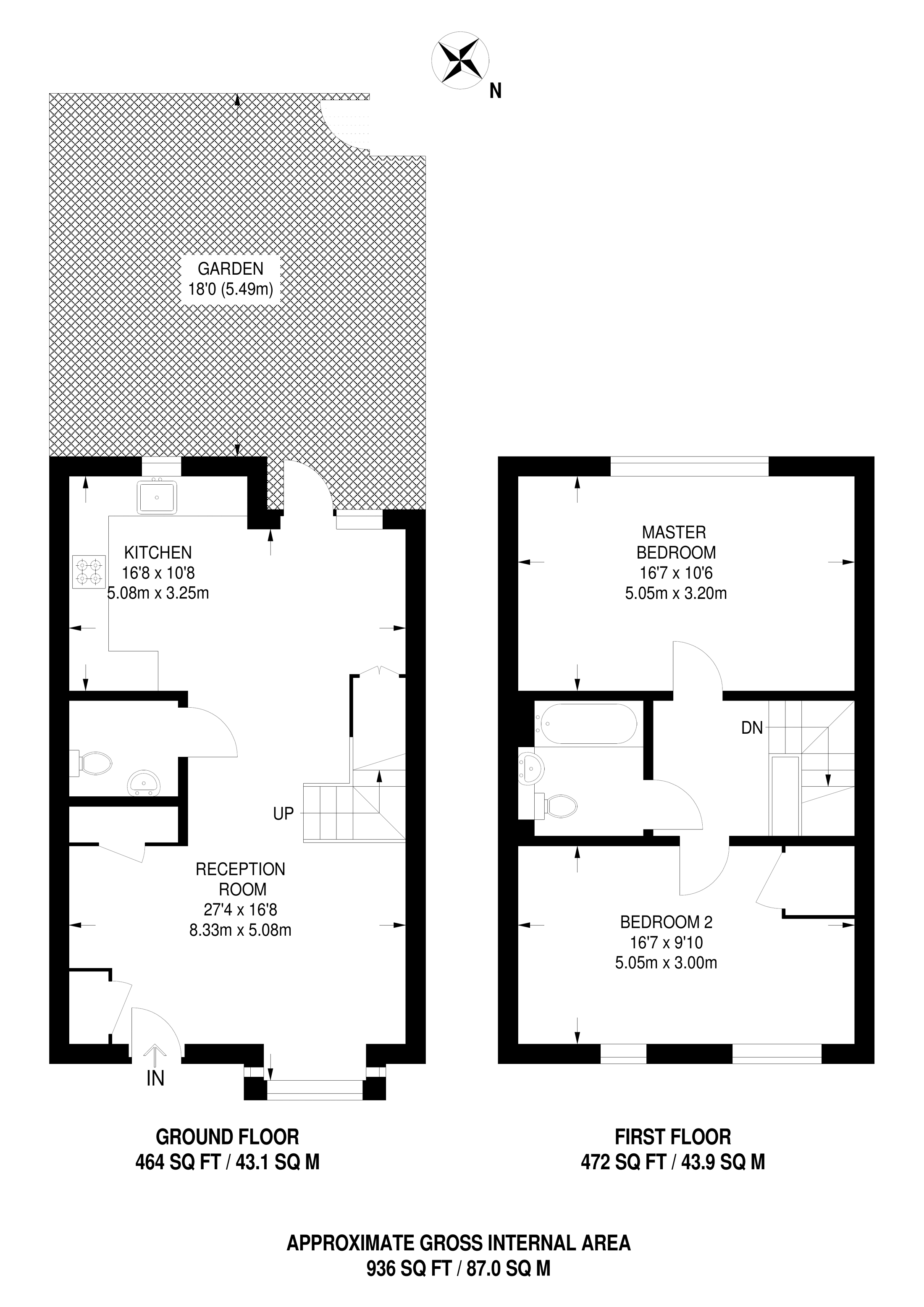 2 Bedrooms Flat to rent in Rowan Road, Streatham Vale SW16