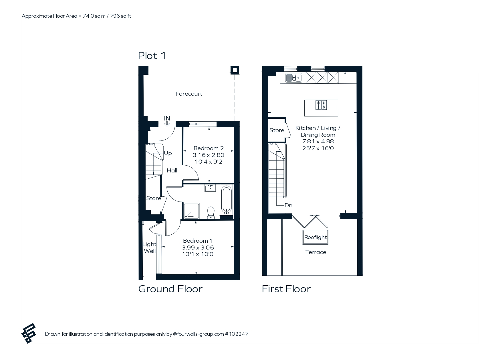 Home 1, Prestonville Mews, Brighton floorplan