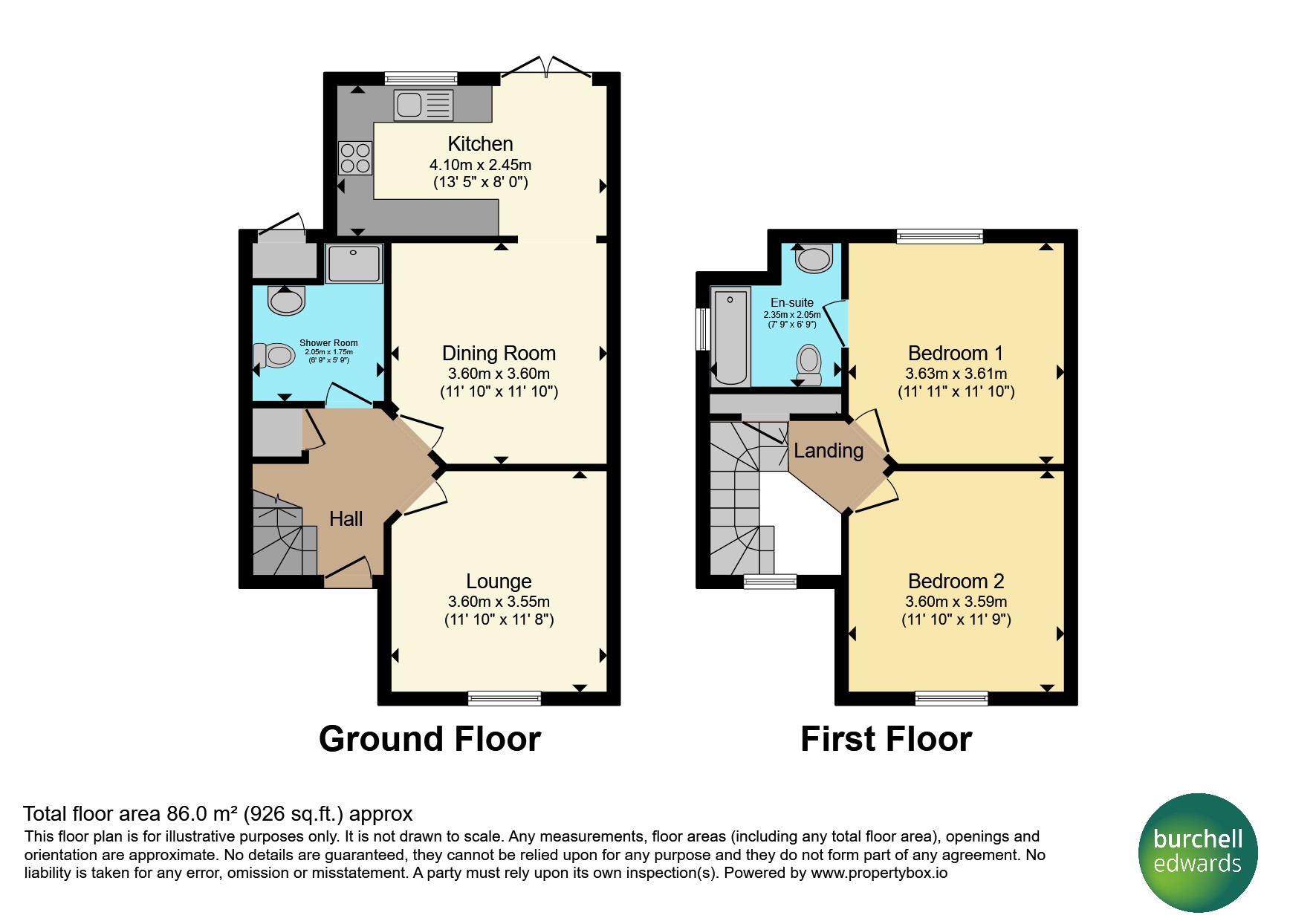 96, Horsley Road, BELPER floorplan