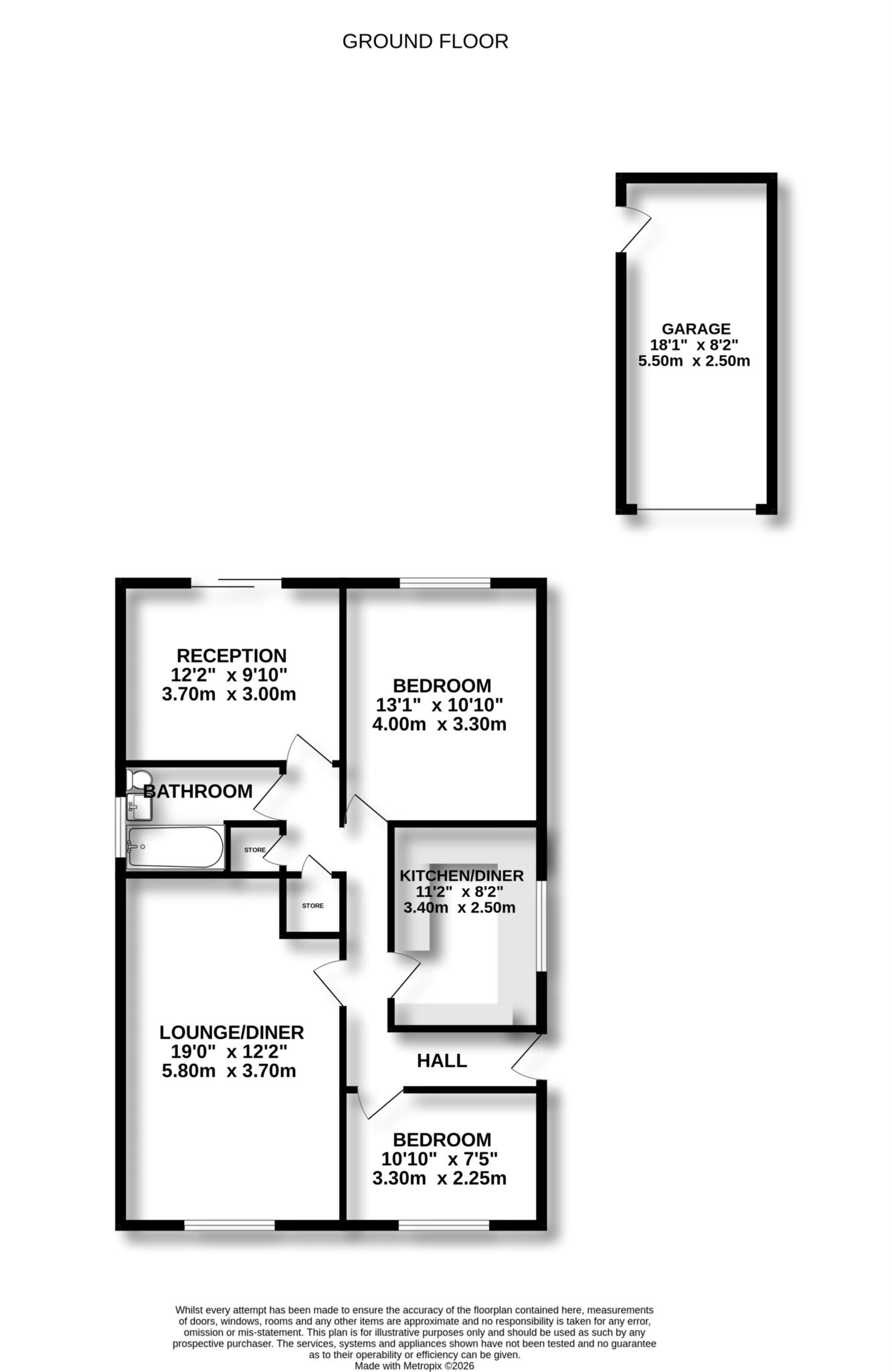16, Falkland Close, Oldham floorplan