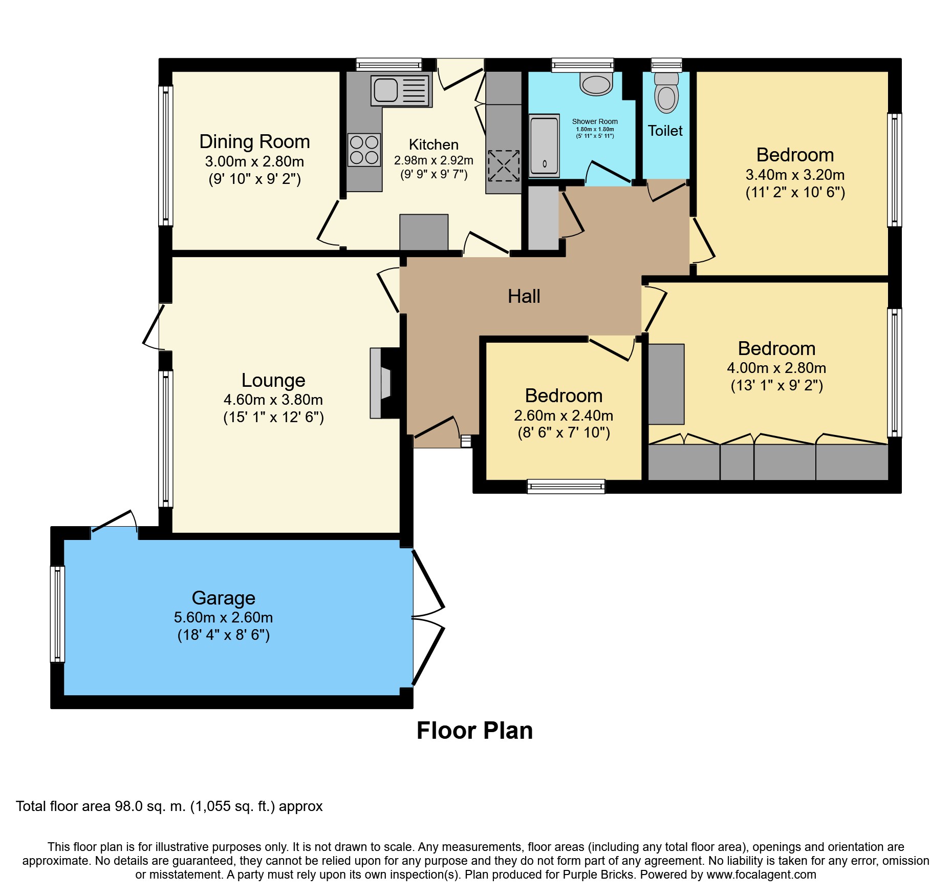 3 Bedrooms Detached bungalow for sale in Sherbourne Drive, Maidenhead SL6