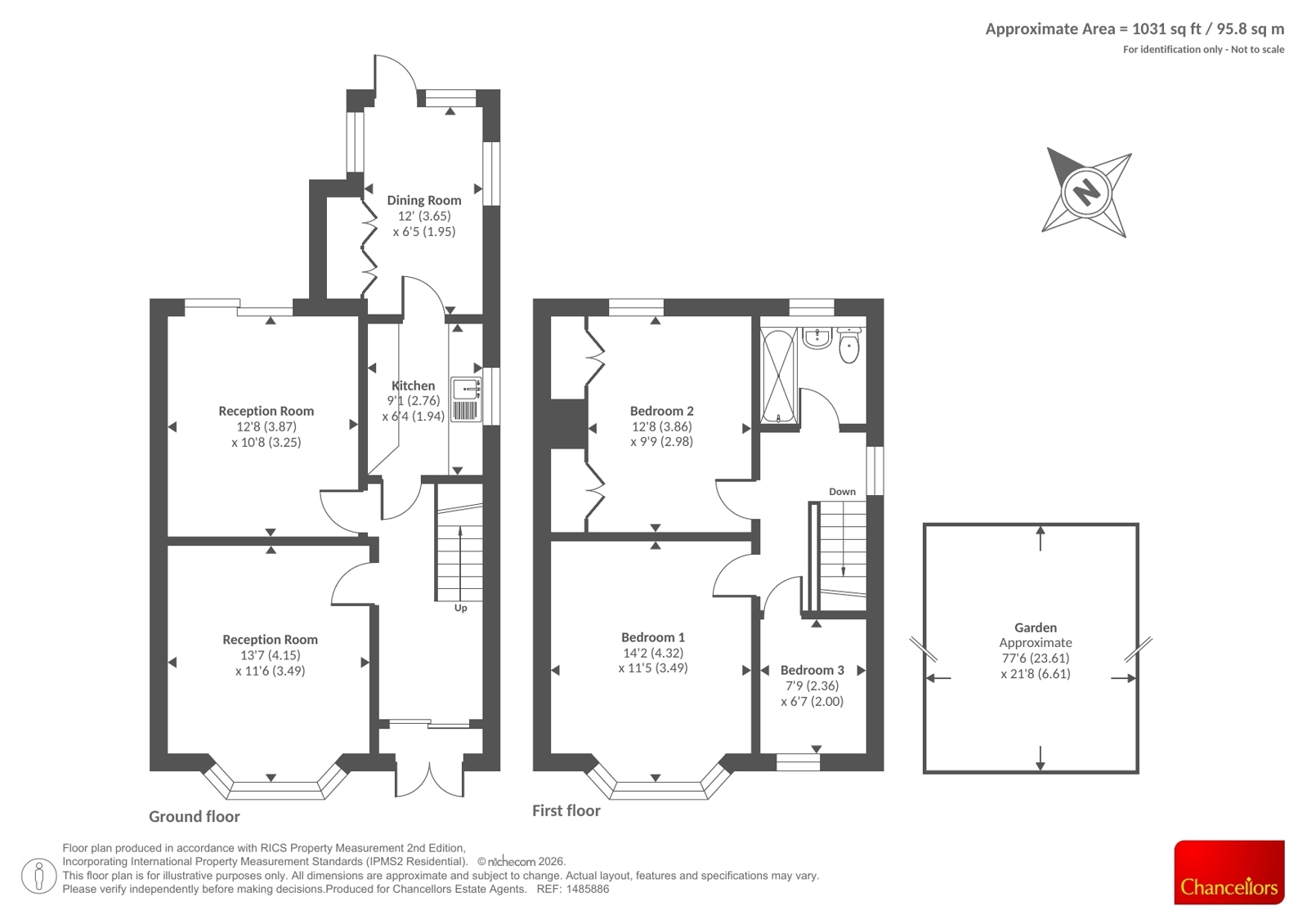 49, Green Road, Oxford floorplan