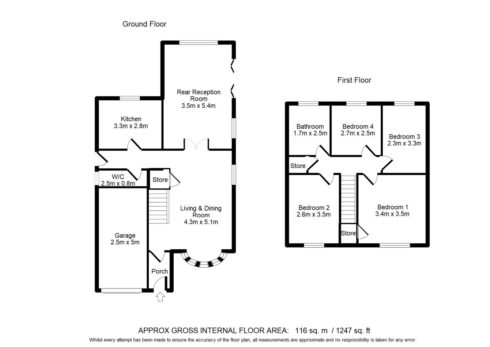 11, Warlingham Close, Bury floorplan