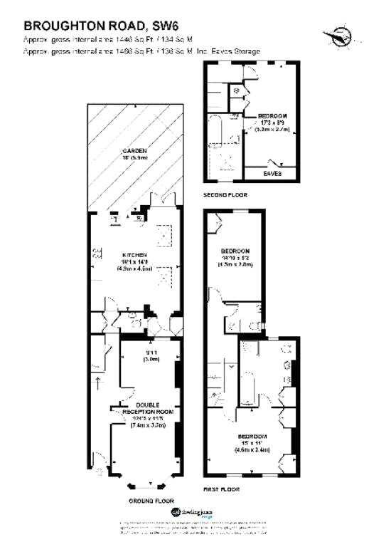 3 Bedrooms Terraced house to rent in Broughton Road, Fulham, London SW6