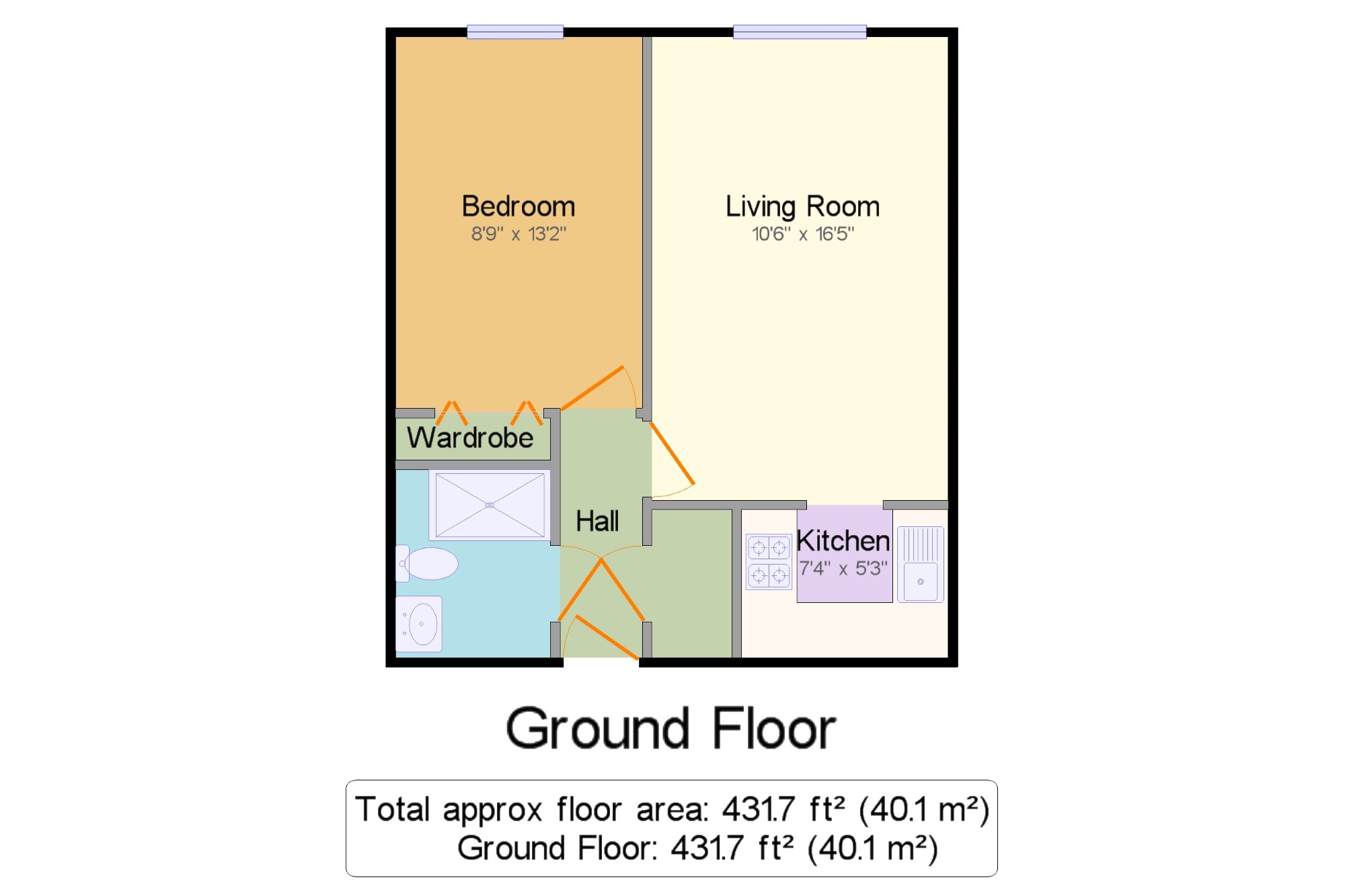 1 Bedrooms Flat for sale in Mount Hermon Road, Woking, Surrey GU22