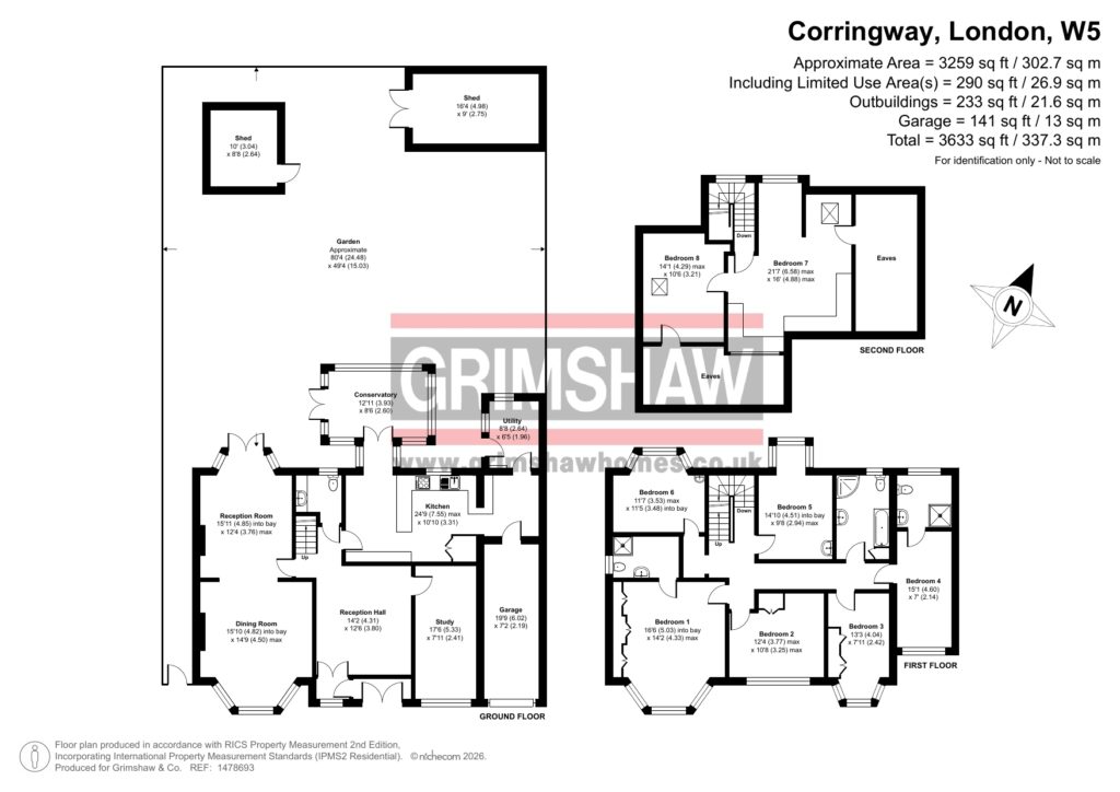 37, Corringway, Ealing floorplan