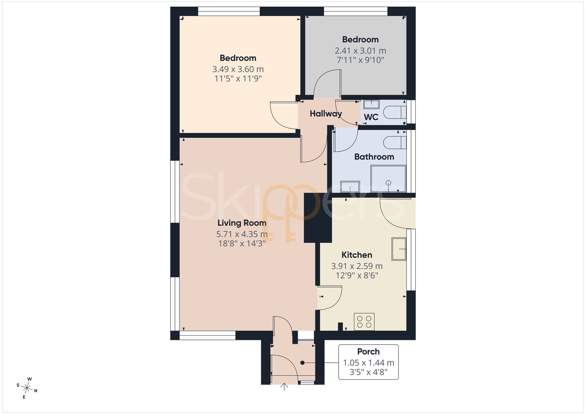 58 Lower Road, Ashford floorplan