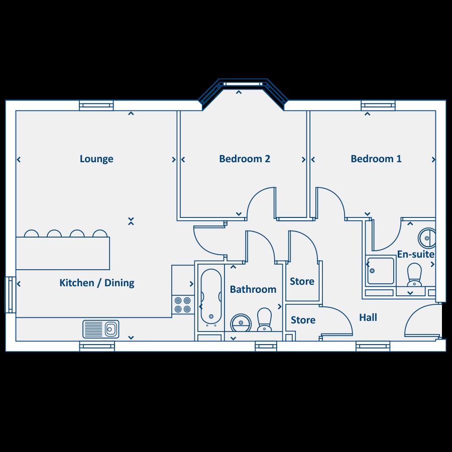 Swinden Court, Rotherham floorplan