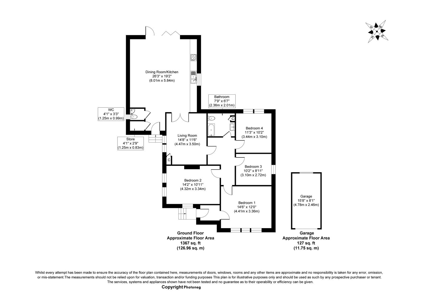 14, Essendine Crescent, Sheffield floorplan