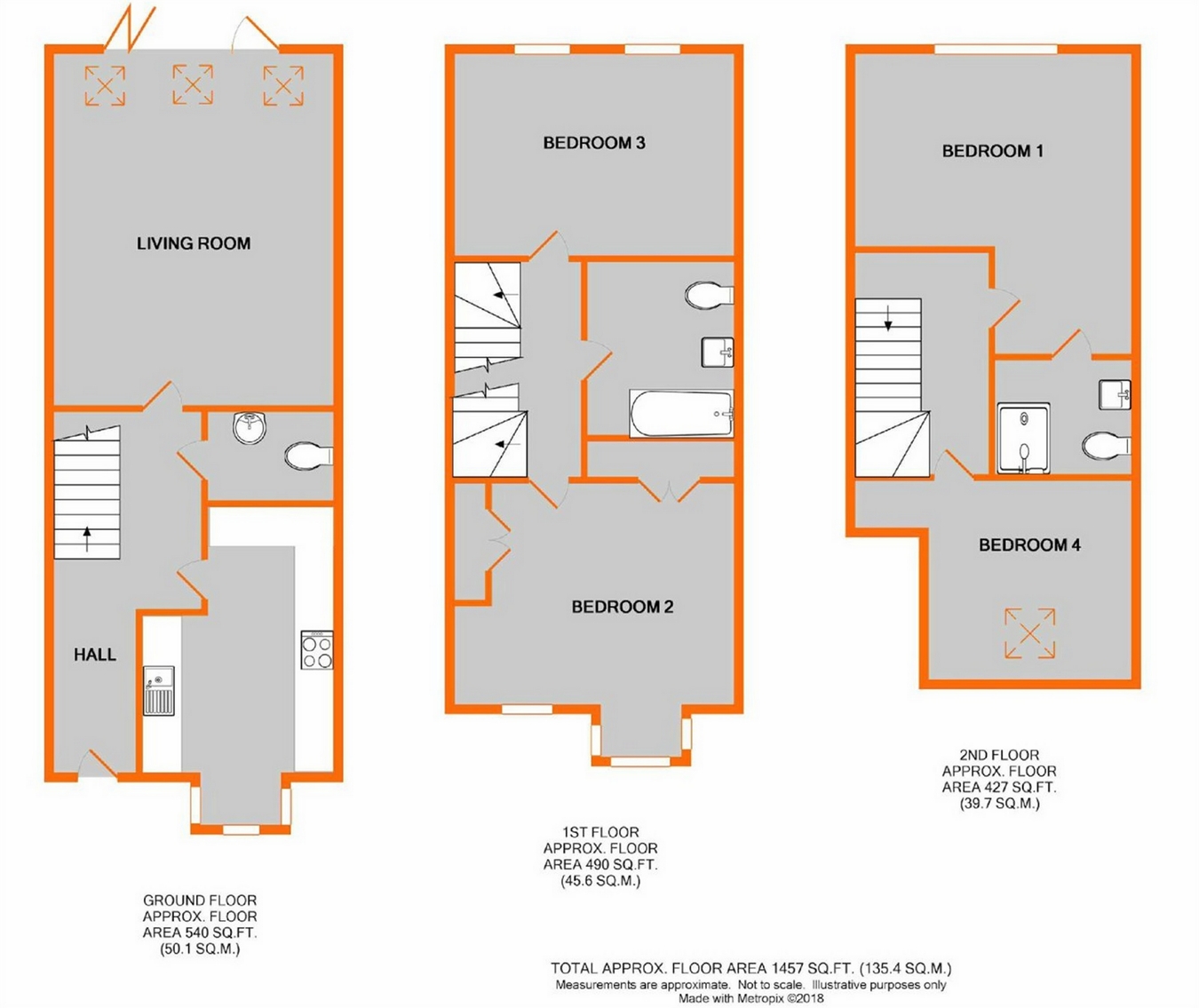 4 Bedrooms Terraced house for sale in Ravenscroft Road, Beckenham, Kent BR3