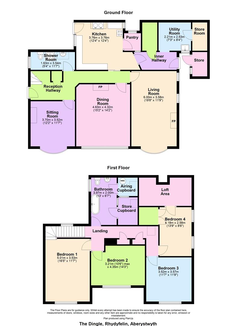 The Dingle, Aberystwyth floorplan